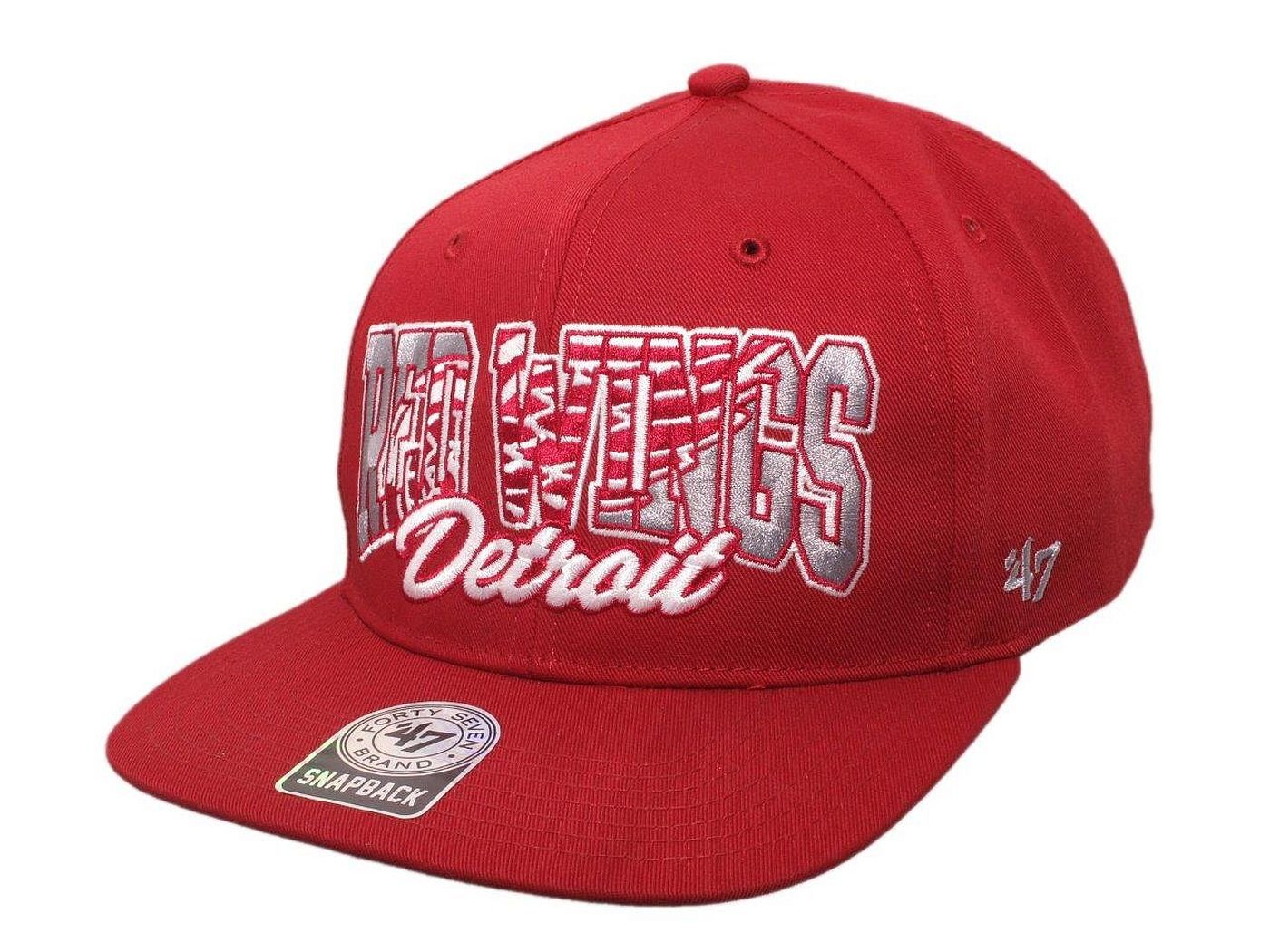 - Kappe Basecap Eishockey Mütze Red NHL Cap Brand "Detroit Cap Baseball 47 Brand '47 Wings"