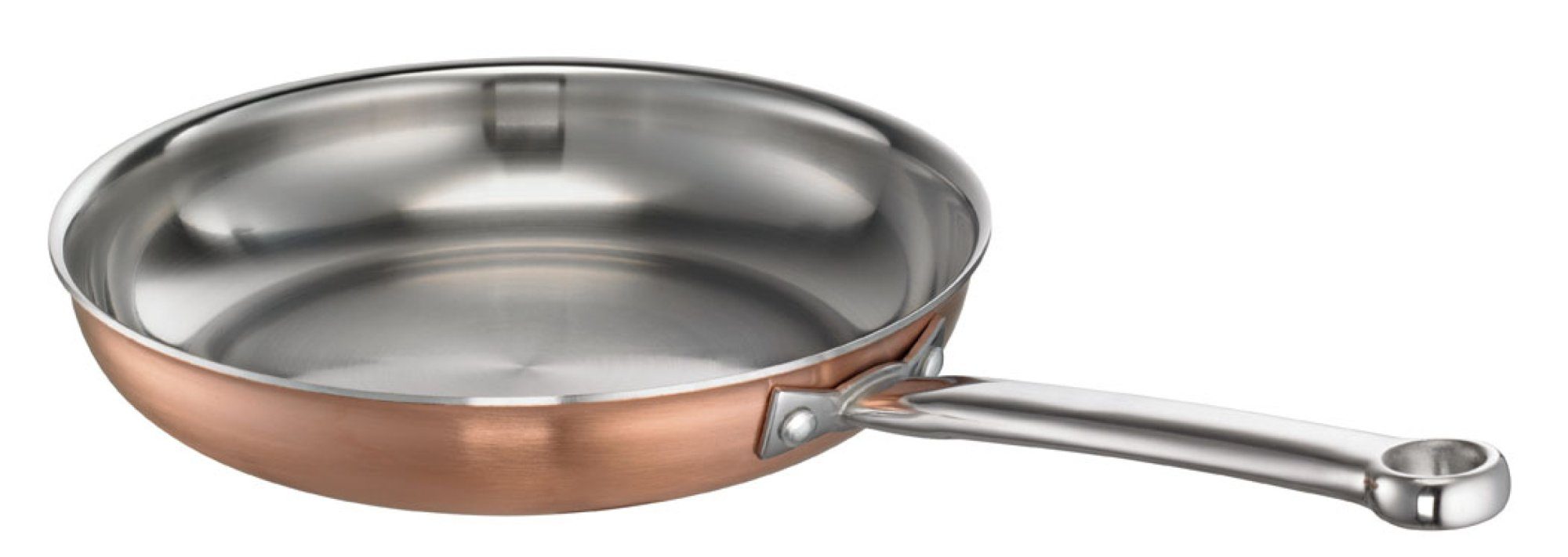 SCHULTE-UFER Bratpfanne De Luxe i, Kupfer (Einzelartikel, 1-tlg., 1 x Pfanne), Ø 24 cm
