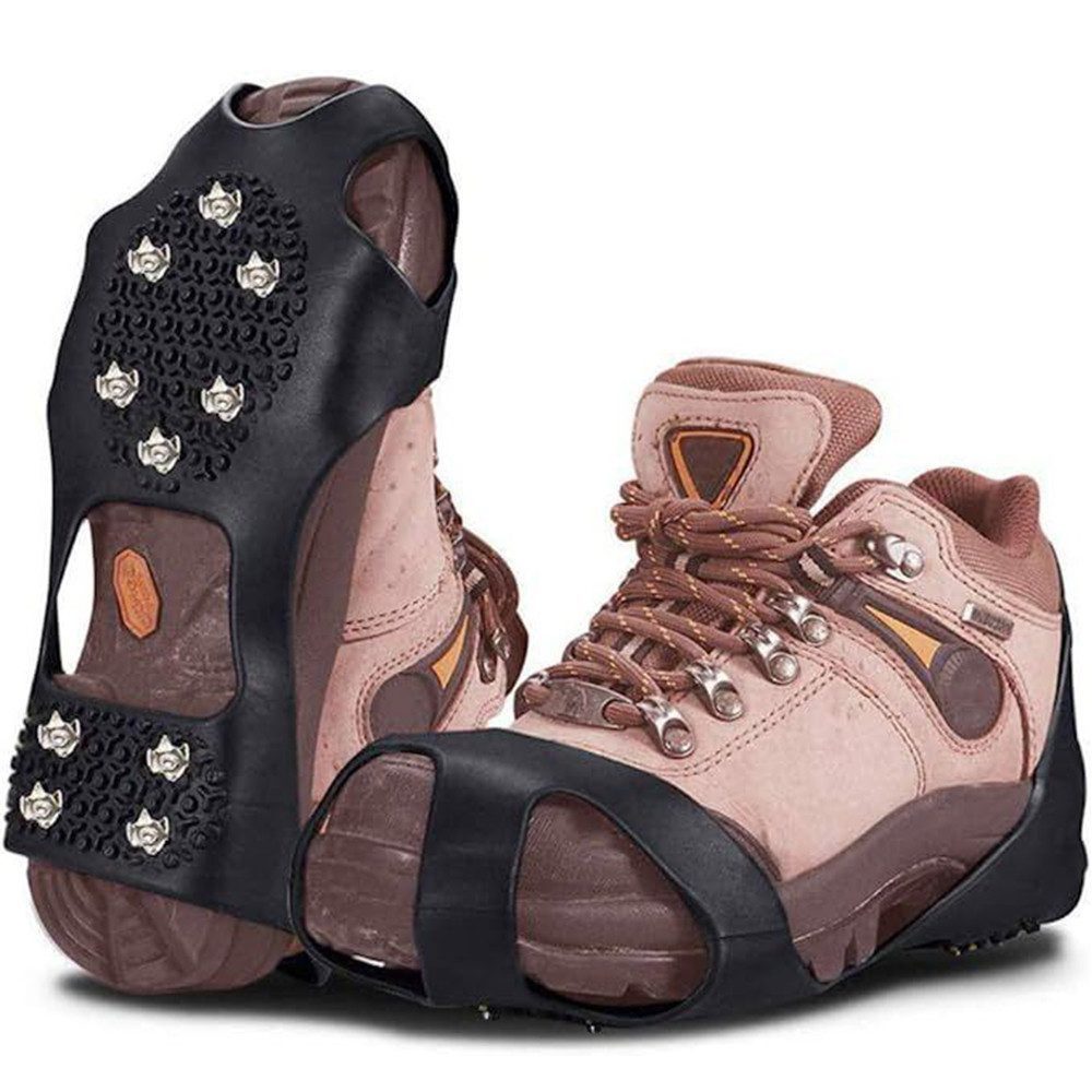FELIXLEO Spikes Schuhspikes, Schuhkrallen, Steigeisen aus kältebeständigem Material (2-tlg)