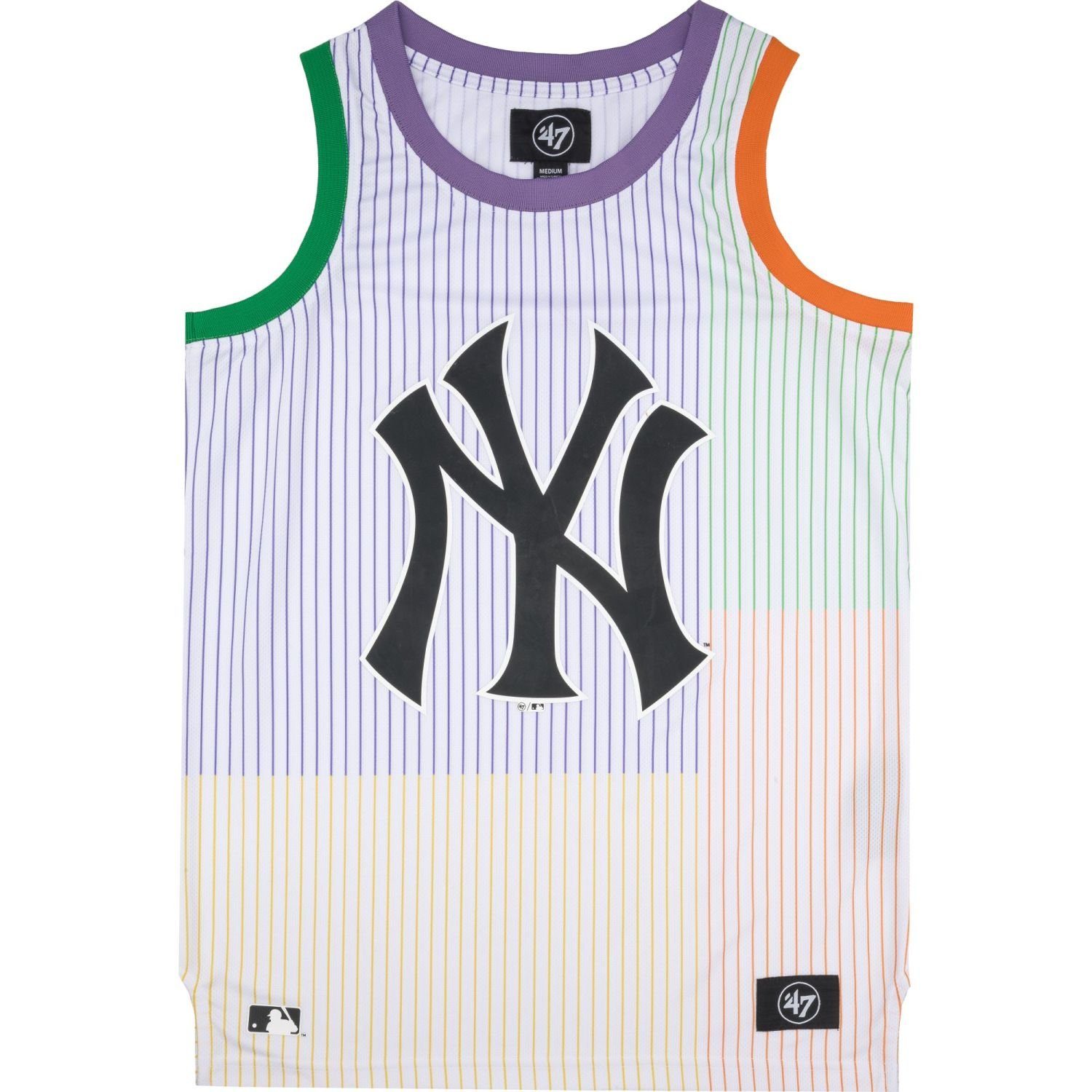 pinstriped Yankees Muskelshirt NY GRAFTON Brand '47