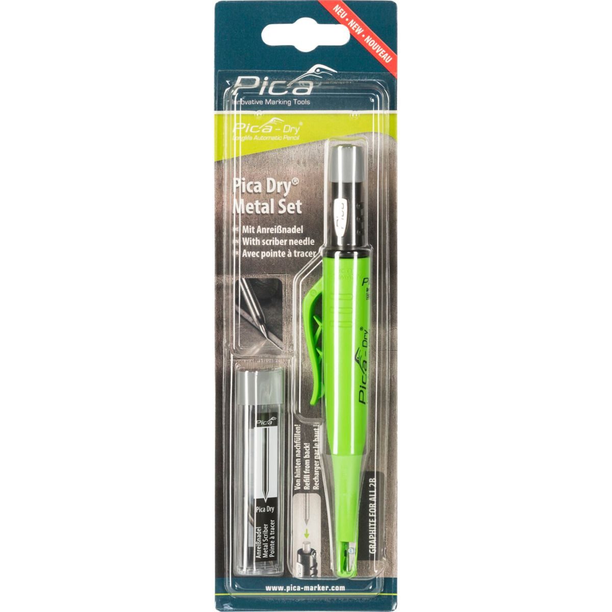 Pica-Marker Kreidemarker Pica Dry Metal-Set