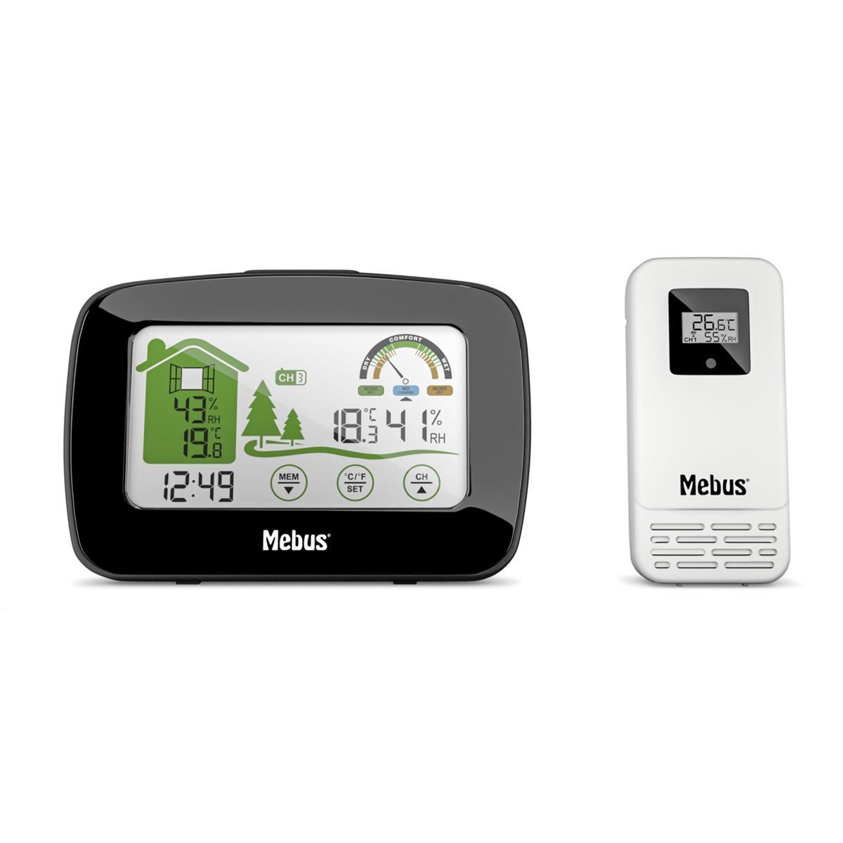 Mebus 40902 Funk-Wetterstation Wetterstation