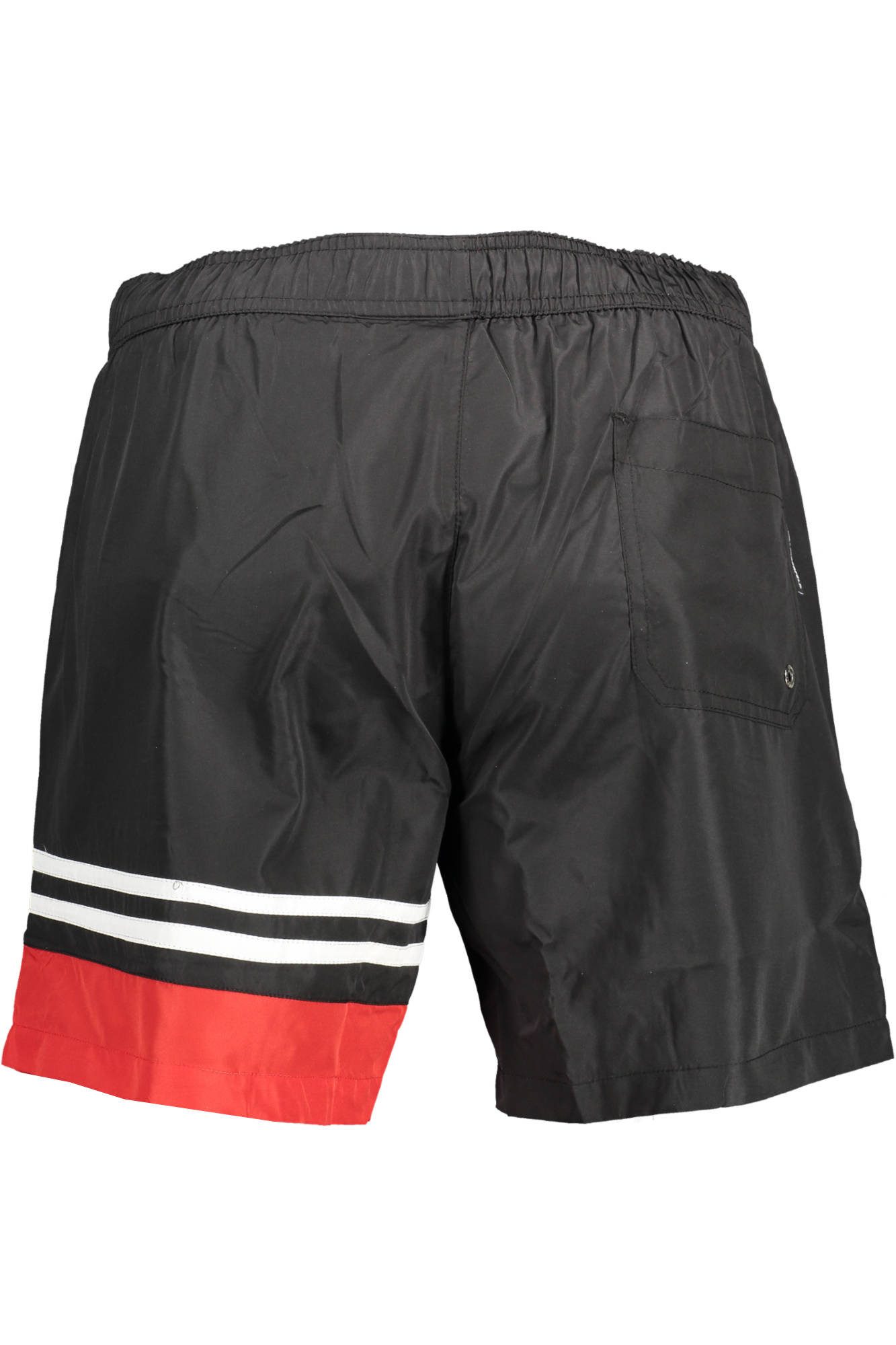 KARL LAGERFELD Badeshorts Stilvolle Schwarze Badeshorts für Herren mit Praktischen Details