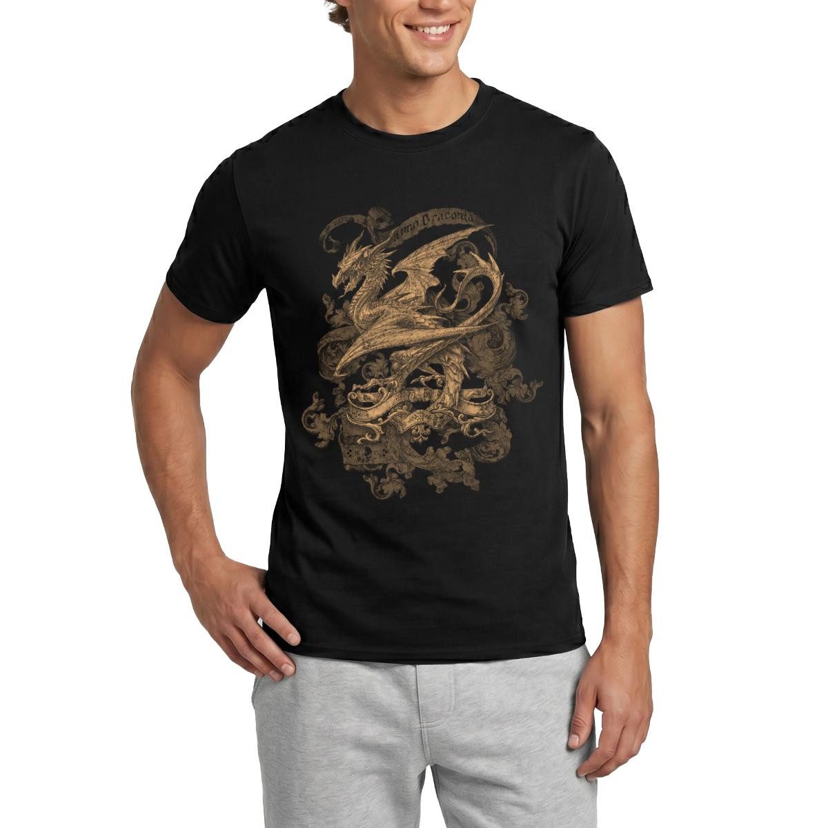 T-Shirt Alchemy England Harbinger of Doom Drache Männer T-Shirt