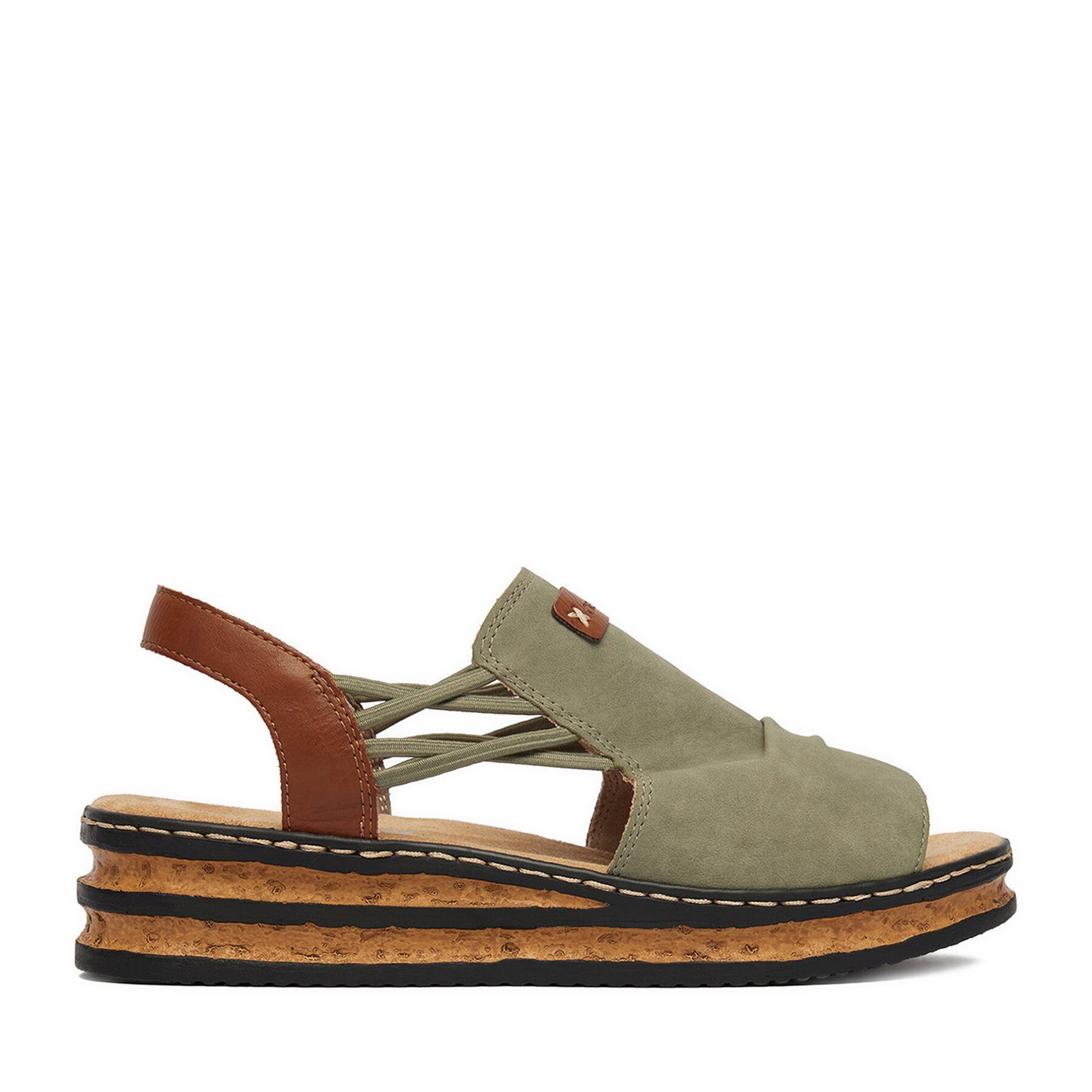 Rieker Rieker Damen-Sandalen Grün 62962-52 Sandale