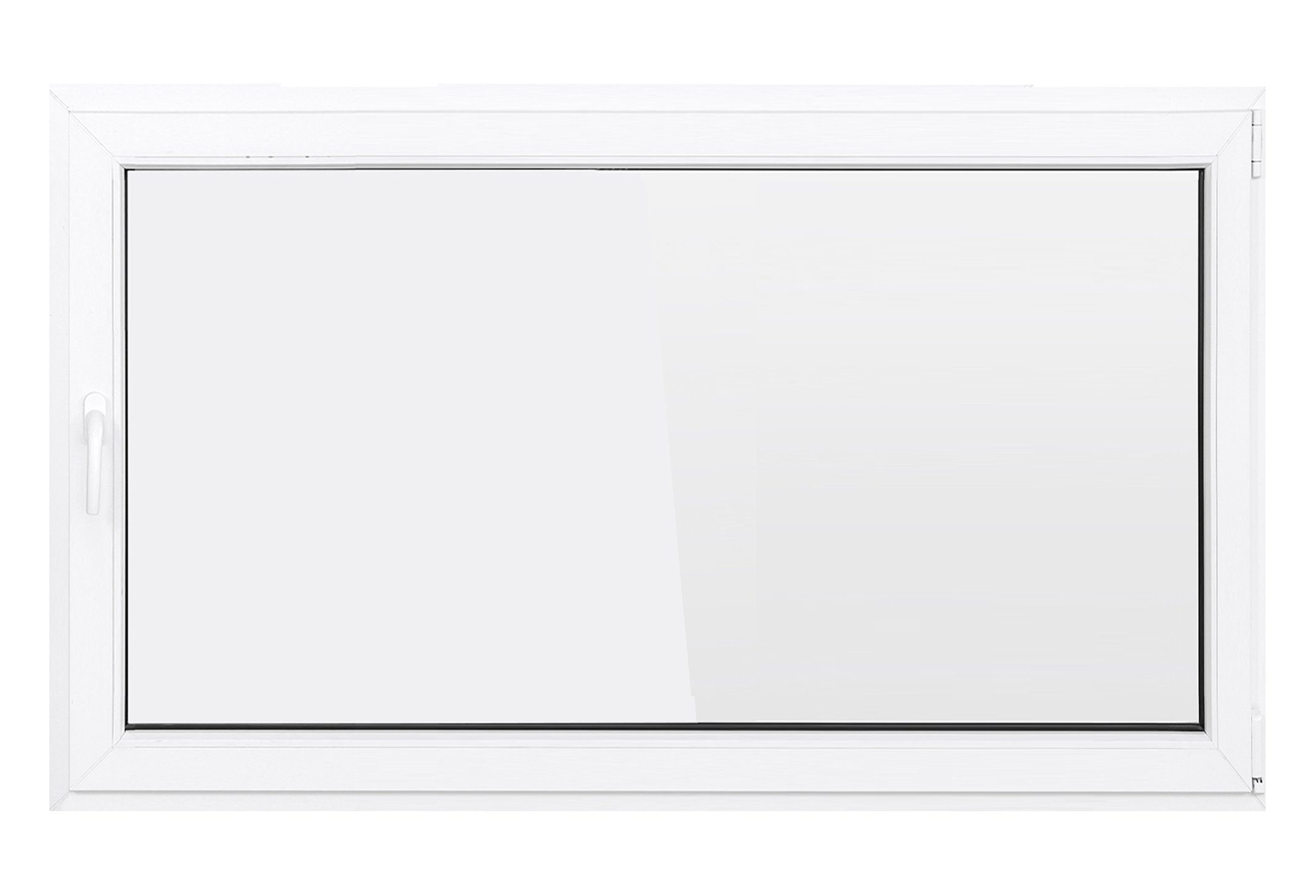 SN DECO GROUP Kellerfenster 1 Flügel 1000x600 Dreh-Kipp 2-fach Verglasung weiß 70 mm Profil, (Set), RC2 Sicherheitsbeschlag, Hochwertiges 5-Kammer-Profil