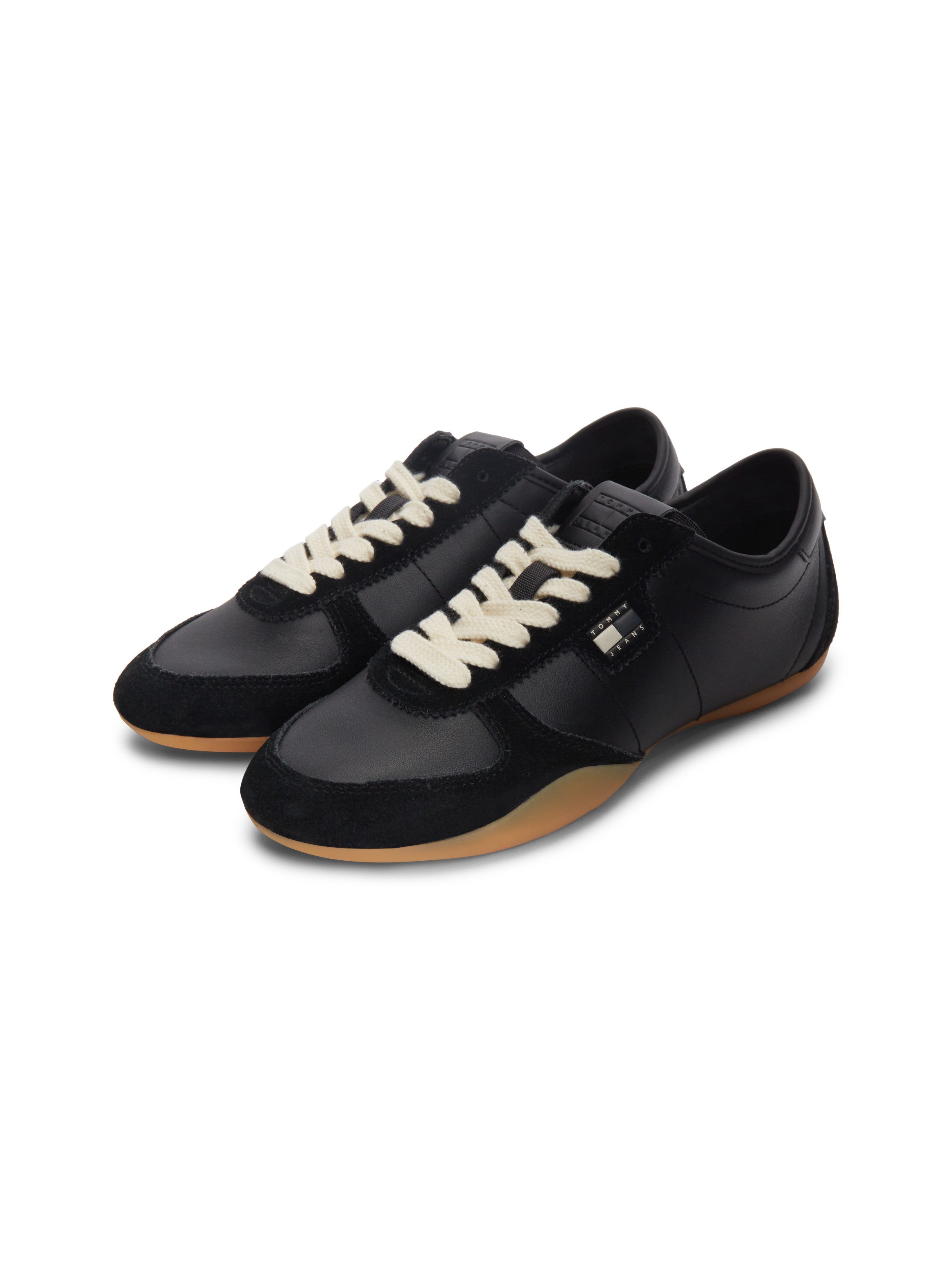 Tommy Jeans TJ BALLET SNEAKER Sneaker Freizeitschuh, Halbschuh, Schnürschuh im Retro-Look