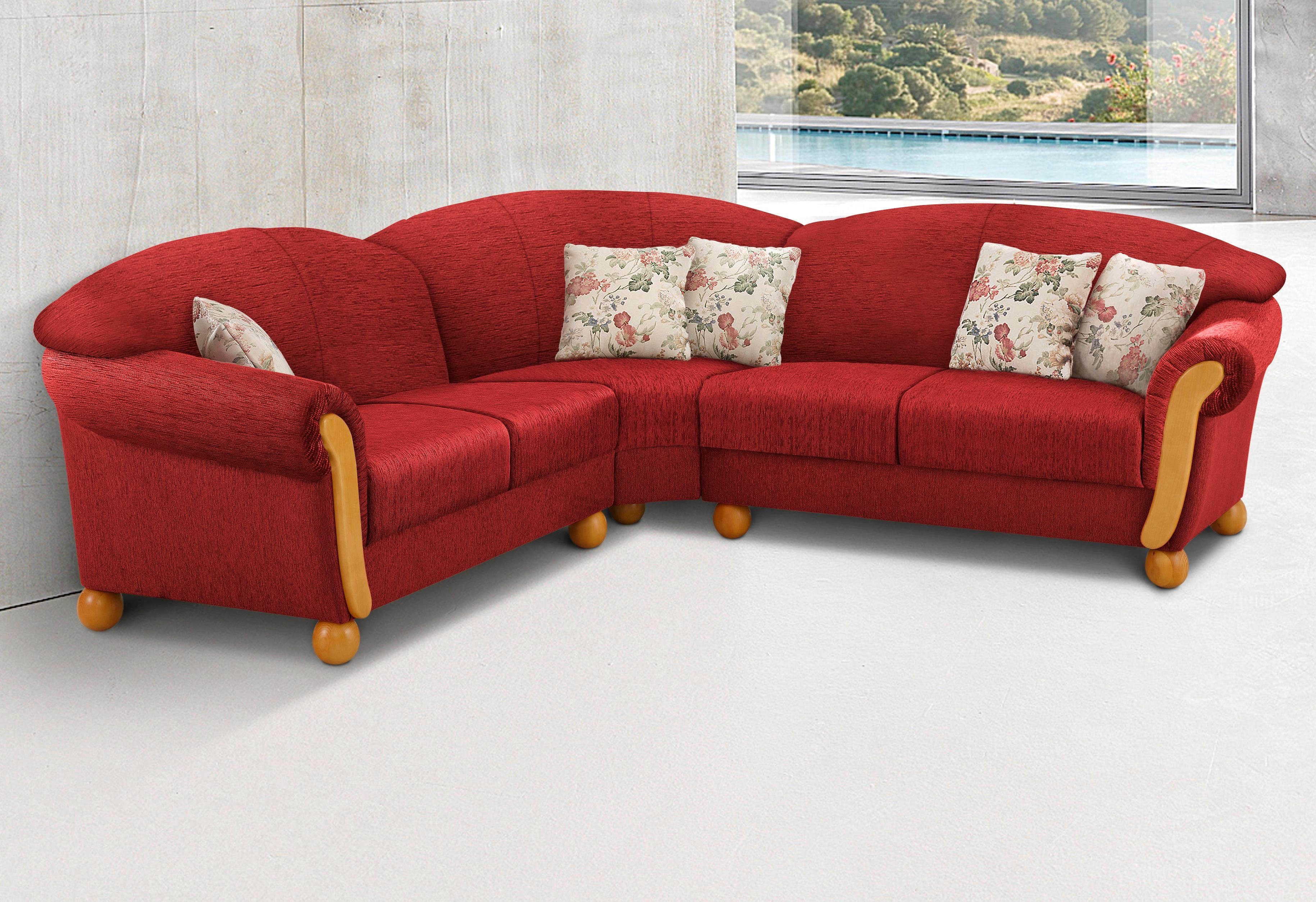 Home affaire Ecksofa Milano, bequem mit günstig online kaufen
