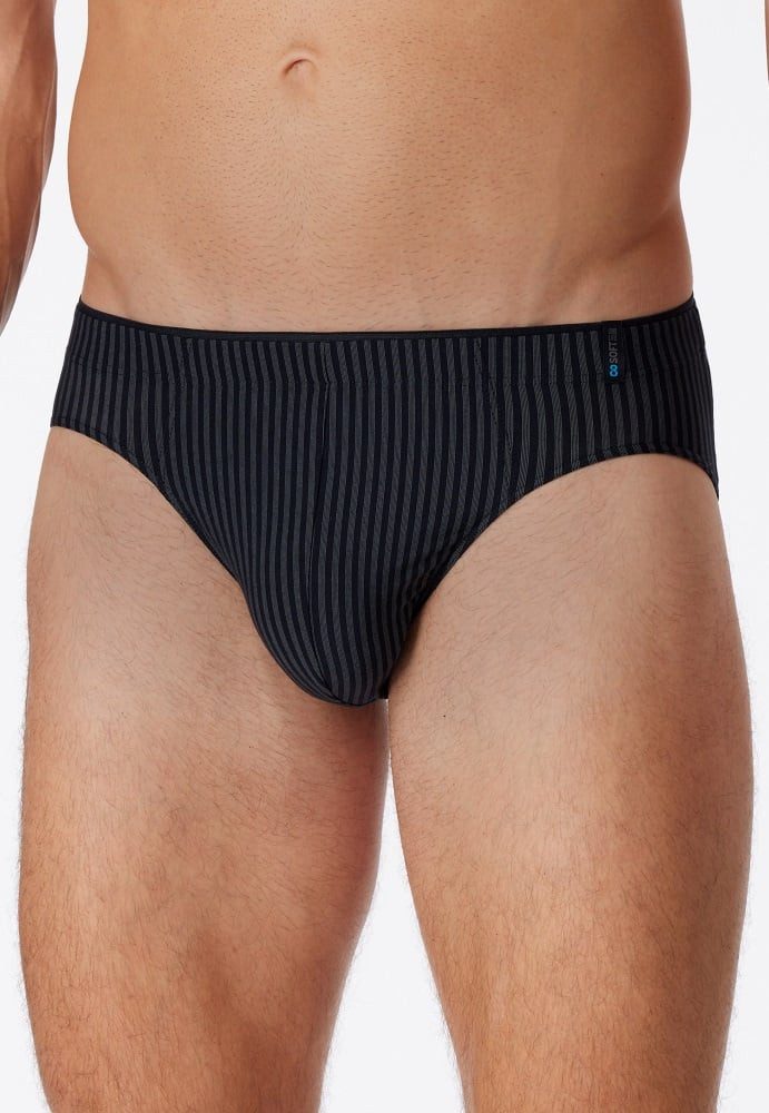 Slip Supermini Long Life Soft 174645 (Schlüpfer) blau/schwarz gestreift