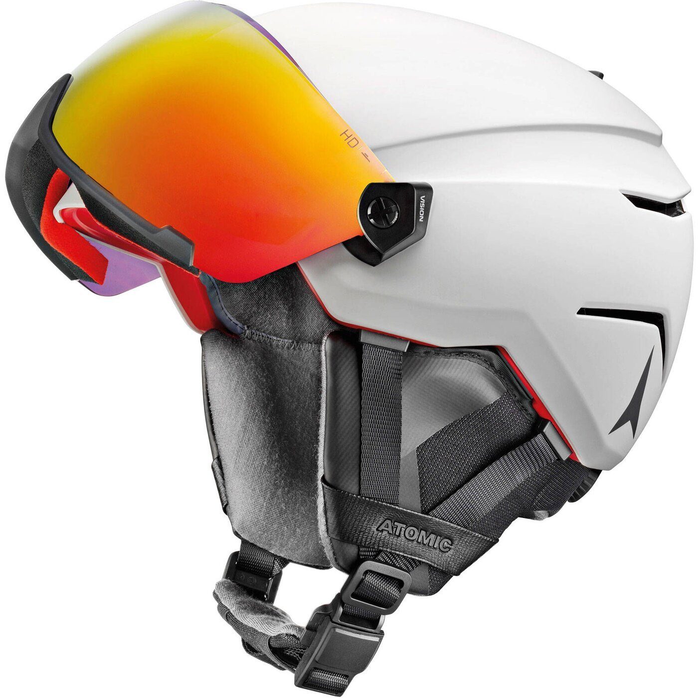 Atomic Skihelm SAVOR AMID VISOR HD White WHITE/