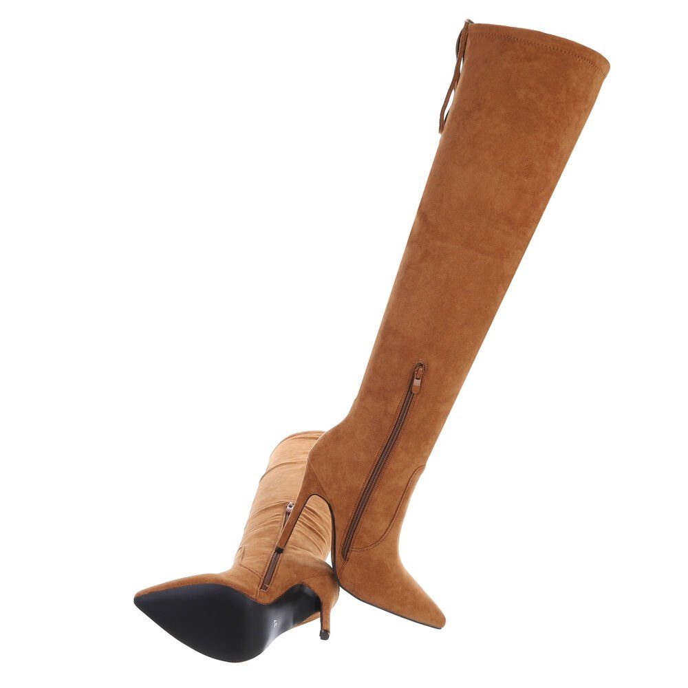 Ital-Design Damen Party & Clubwear Overkneestiefel günstig online kaufen