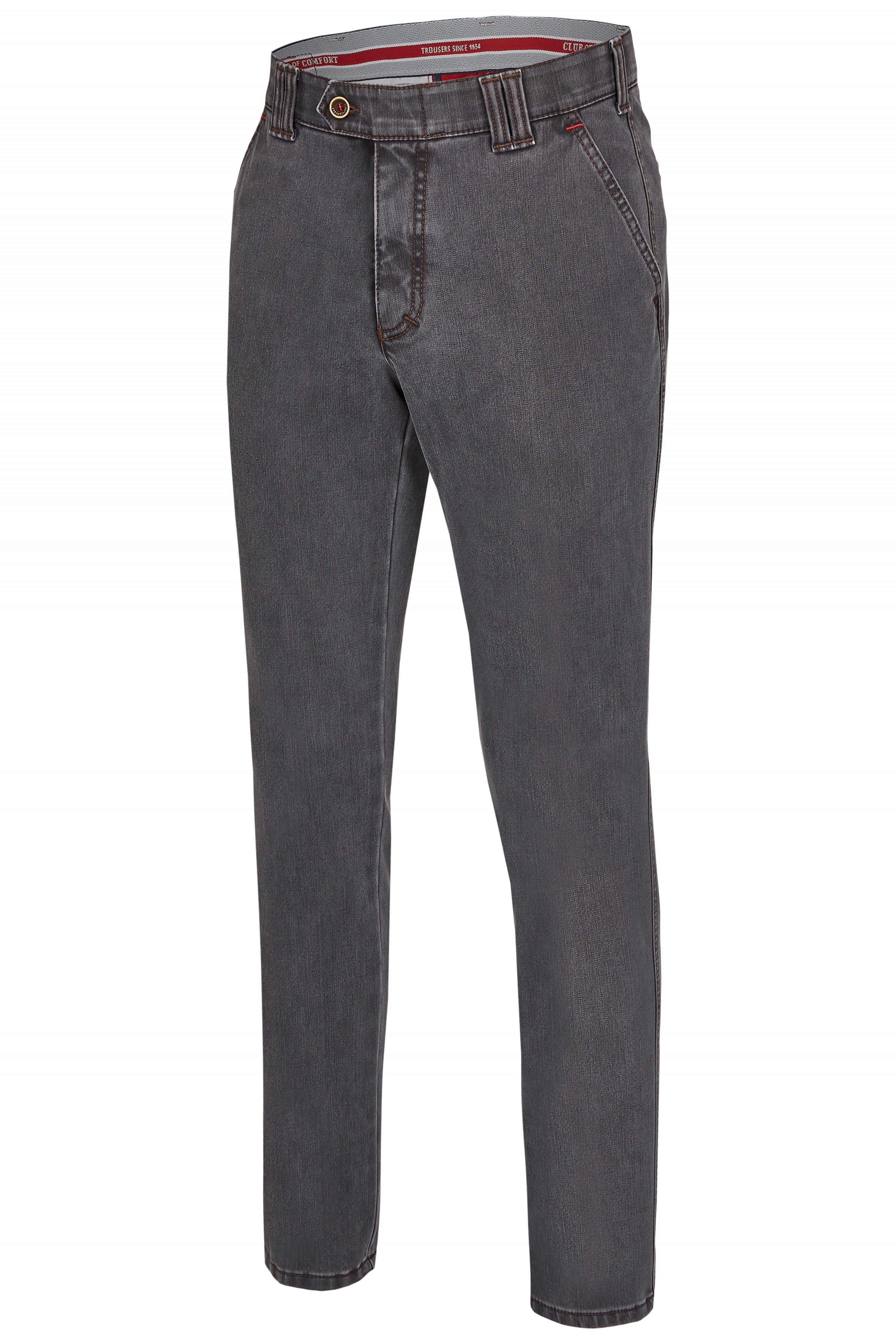 Hinrichs Club of Comfort Bequeme Bund mit grau 6822 Jeans GARVEY elastischem
