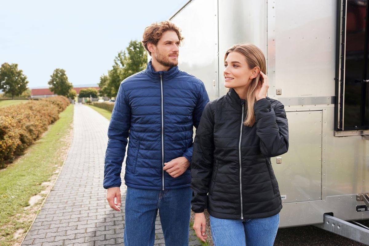 James & Nicholson Outdoorjacke Ladies` Padded Jacket / Taillierter Schnitt günstig online kaufen