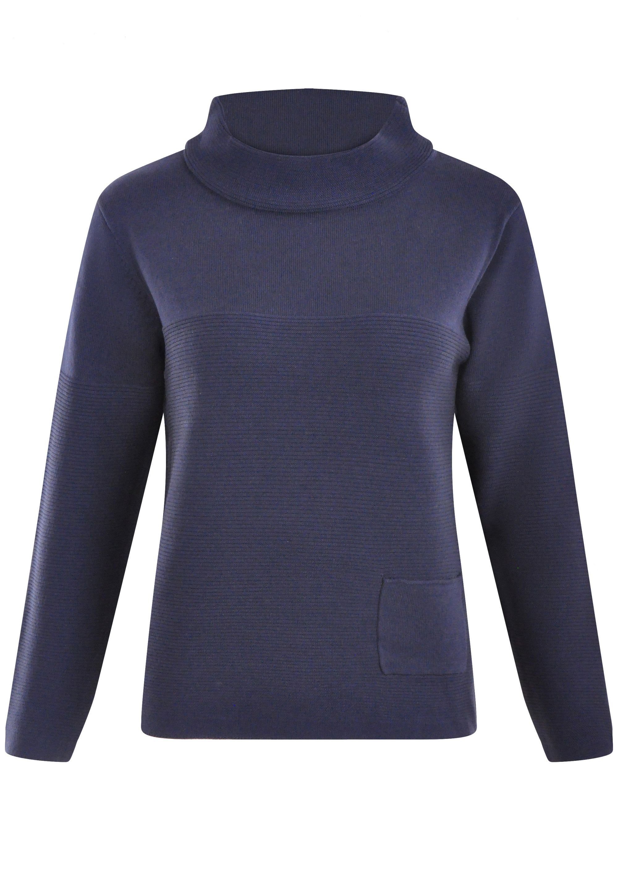 NAVIGAZIONE Stehkragenpullover in Boxy-Form günstig online kaufen