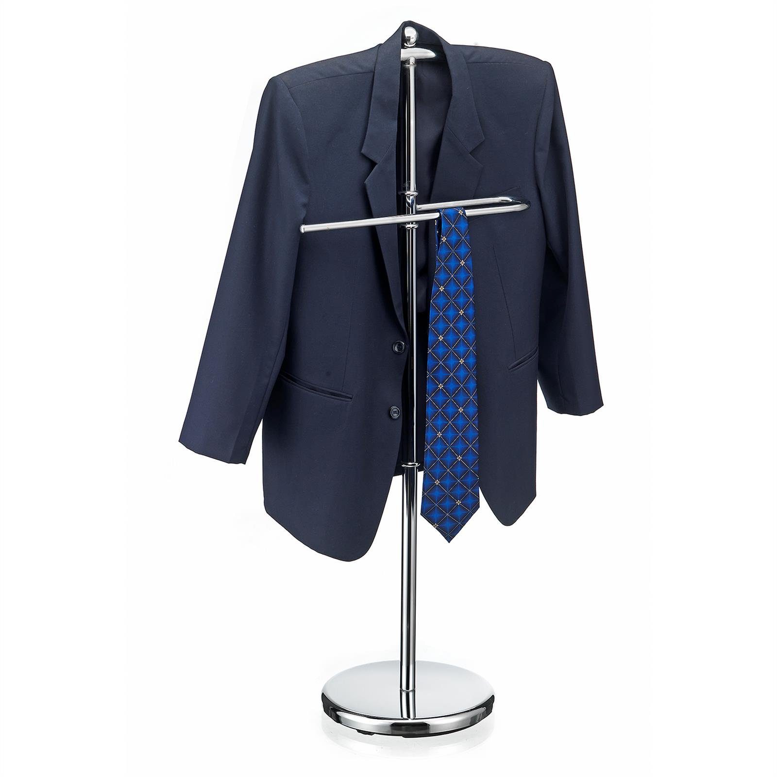 CARO-Möbel Herrendiener JÖRG, Herrendiener Kleider Stange mit Hosenbügel Kl günstig online kaufen