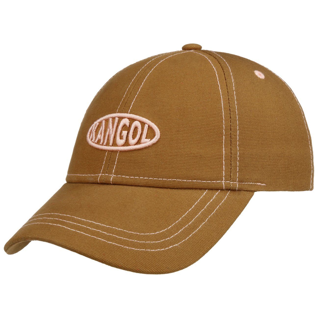 Kangol Baseball Cap (1-St) Basecap Metallschnalle khaki