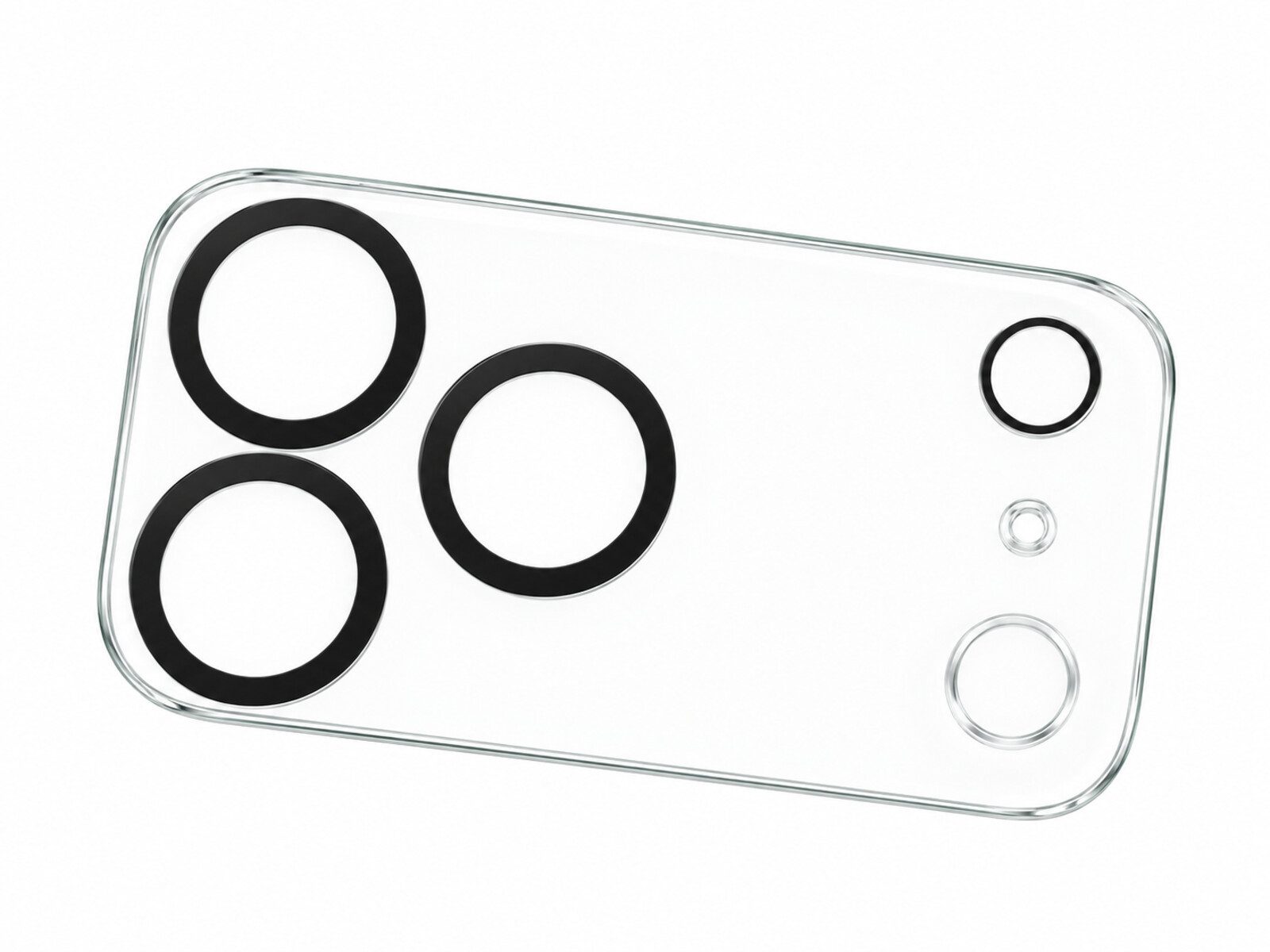 Ventarent Kameraschutzglas Linsenabdeckung für Apple iPhone 18 Pro, Einzelpackung, 1 Stück, 9H Hartglas, transparent – Bild 3 von 5