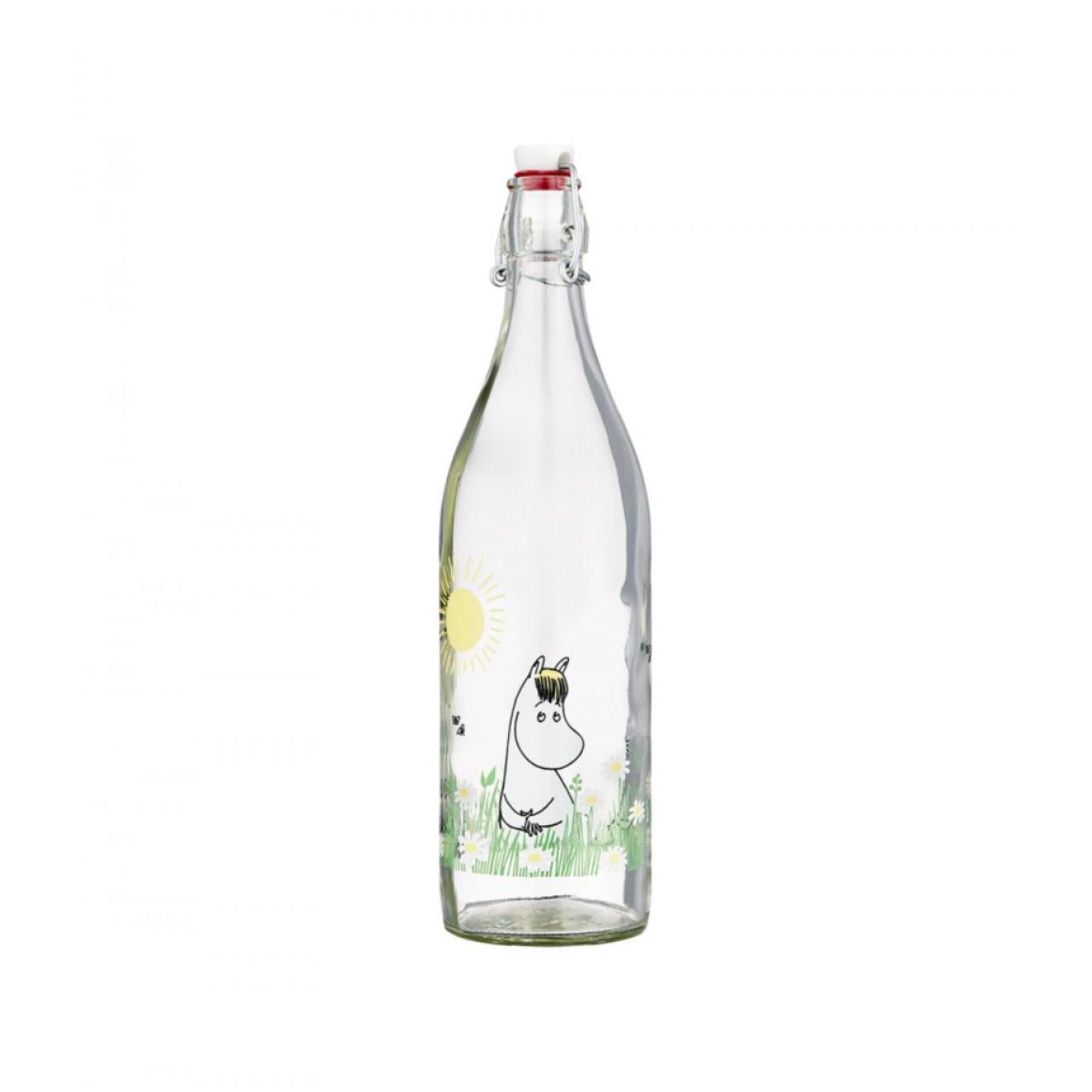 Muurla Trinkflasche Glasflasche Mumins Moomin Meadow (1,0 L)