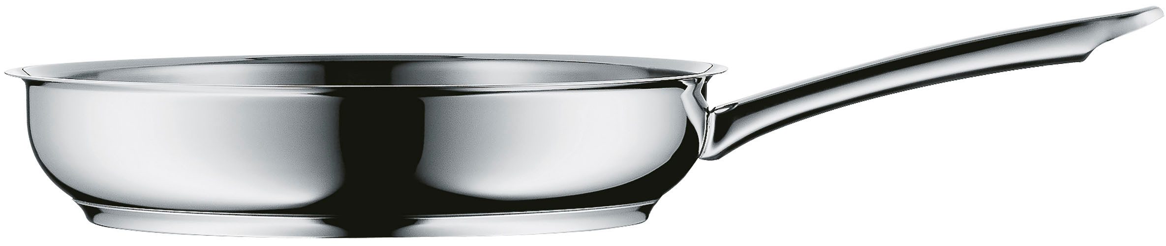 WMF Bratpfanne Profi, Cromargan® Edelstahl Rostfrei 18/10 (1-tlg), TransTherm-Allherdboden, optimale Wärmespeicherung /-verteilung