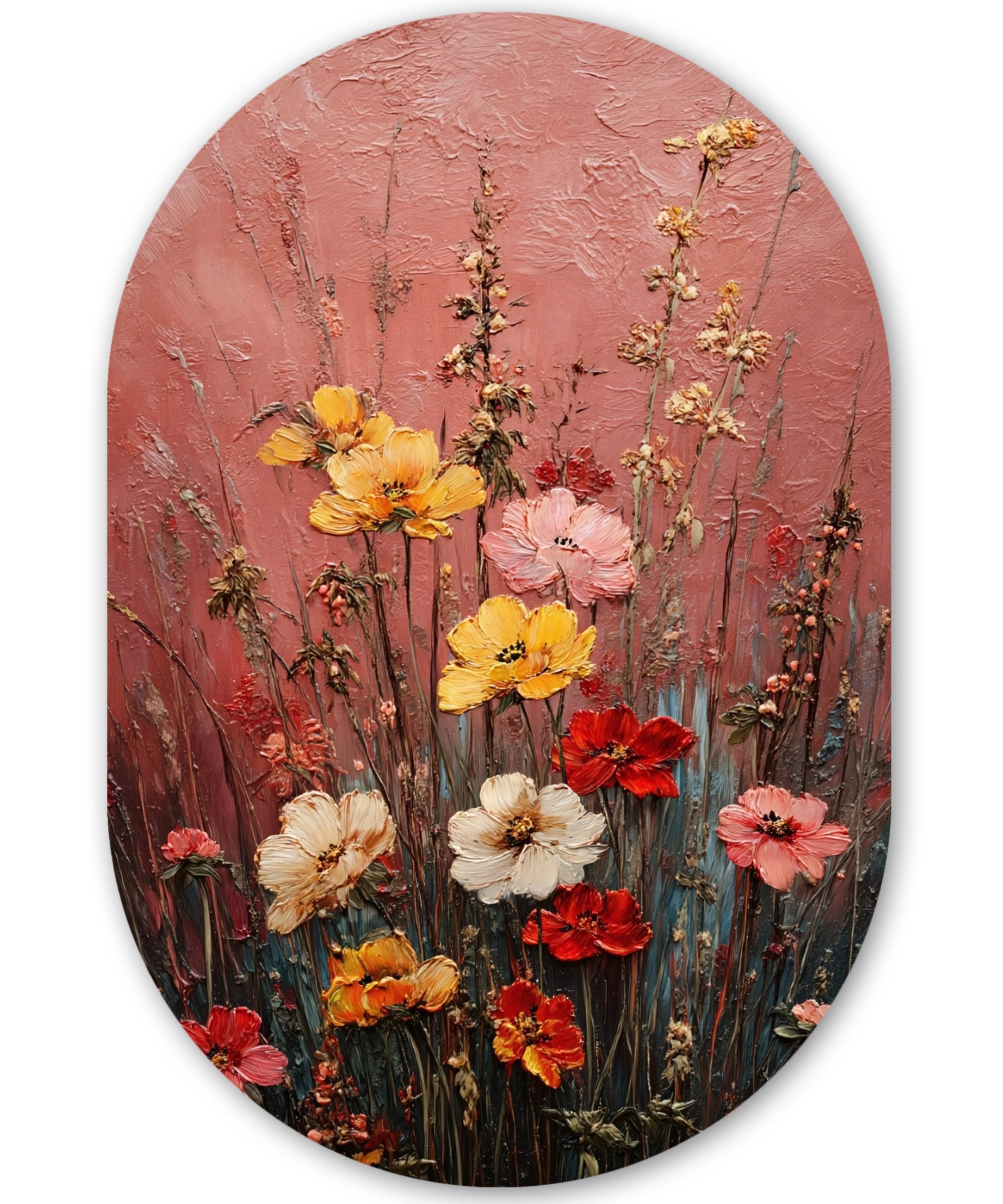MuchoWow Gemälde Blumenstrauß - Feine Details günstig online kaufen
