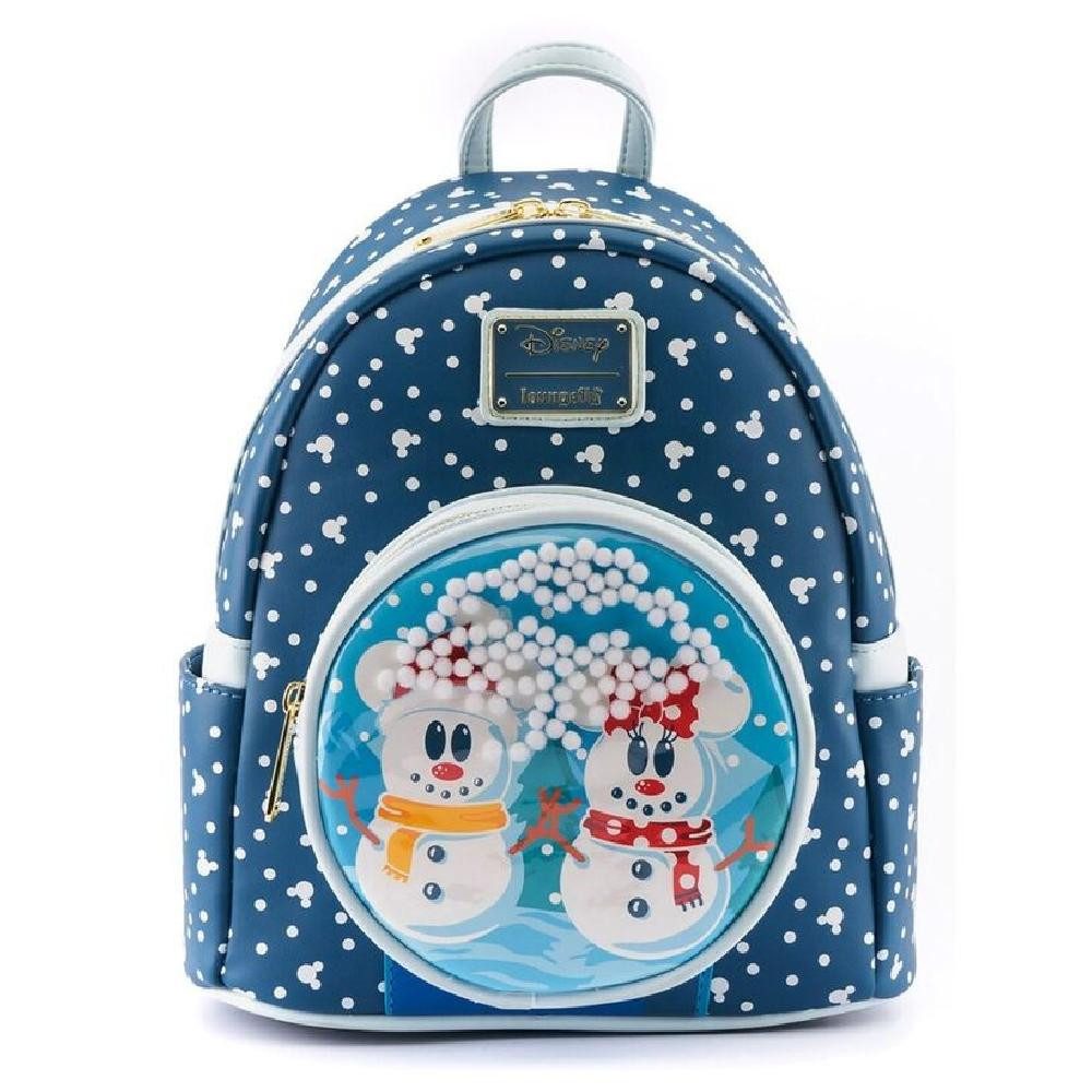 Loungefly Freizeitrucksack Disney Snowman Mickey Minnie Rucksack 26cm