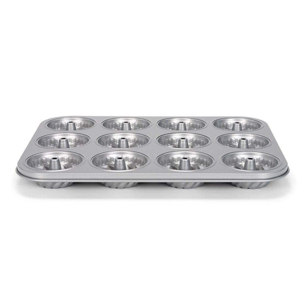 12 zum Backen Mini von Gugelhupfen Silver patisse Mulden 35x26cm, leckeren 03682, mit Gugelhupfbackform, Gugelhupfform Top