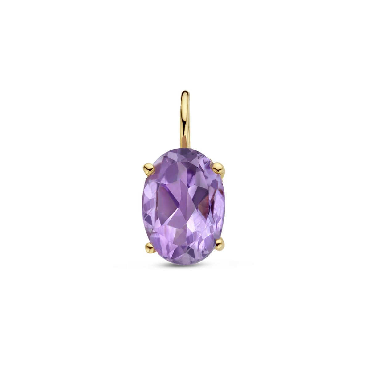 NICEANDnoble Kettenanhänger 585er Gelbgold Kettenanhänger Amethyst oval günstig online kaufen