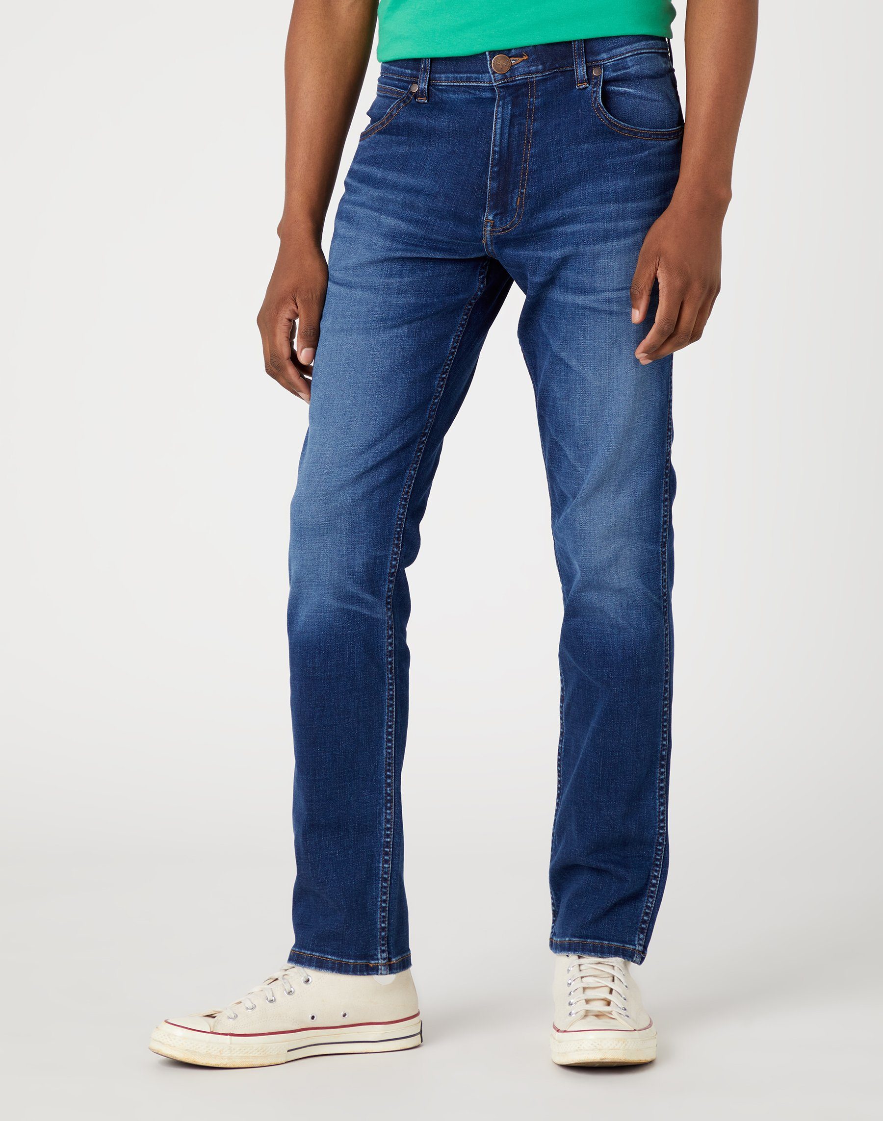 Wrangler 5-Pocket-Jeans WRANGLER GREENSBORO rodeo bull W15QCSZ72 - FREE TO günstig online kaufen
