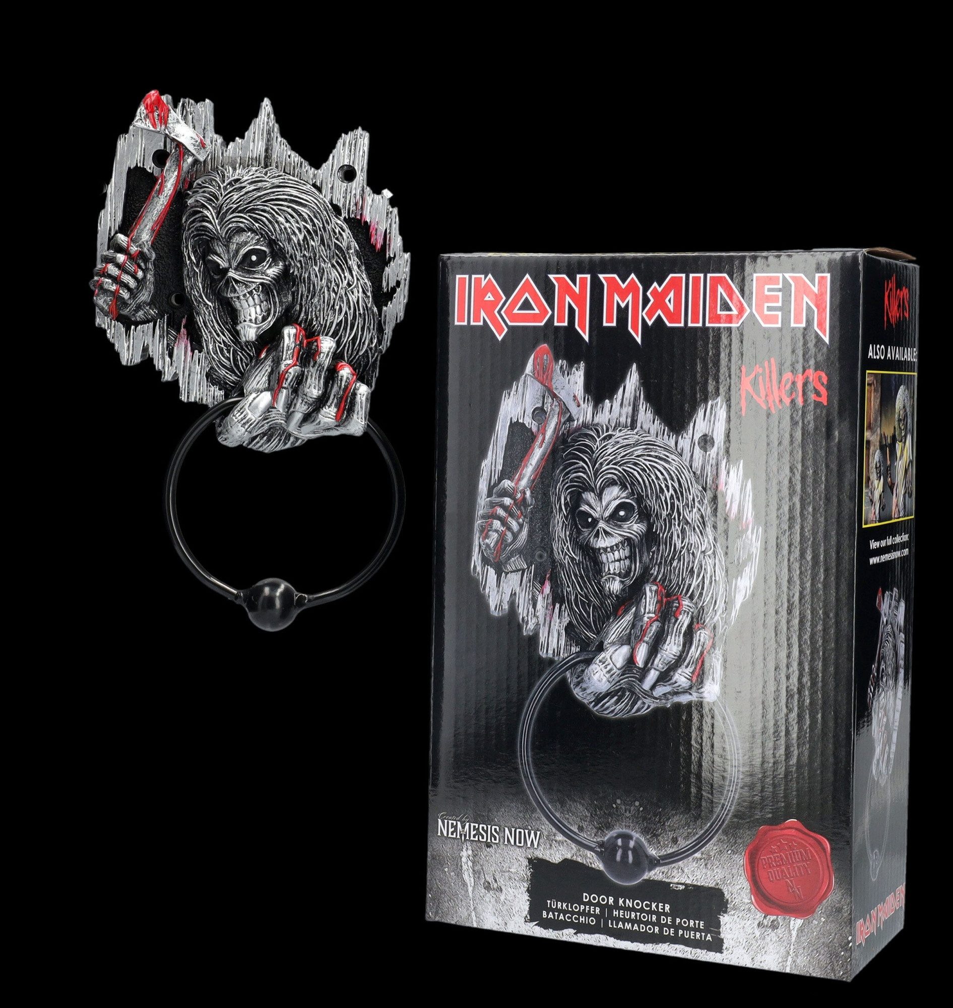 Figuren Shop GmbH Dekoobjekt Türklopfer Iron Maiden - Killers - Wanddekorat günstig online kaufen