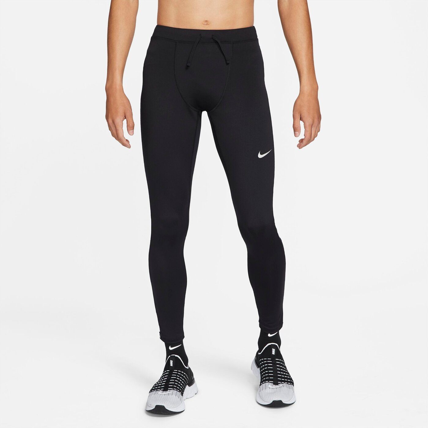Nike Trainingstights M NK DF CHLLGR TIGHT BLACK/REFLECTIVE SILV