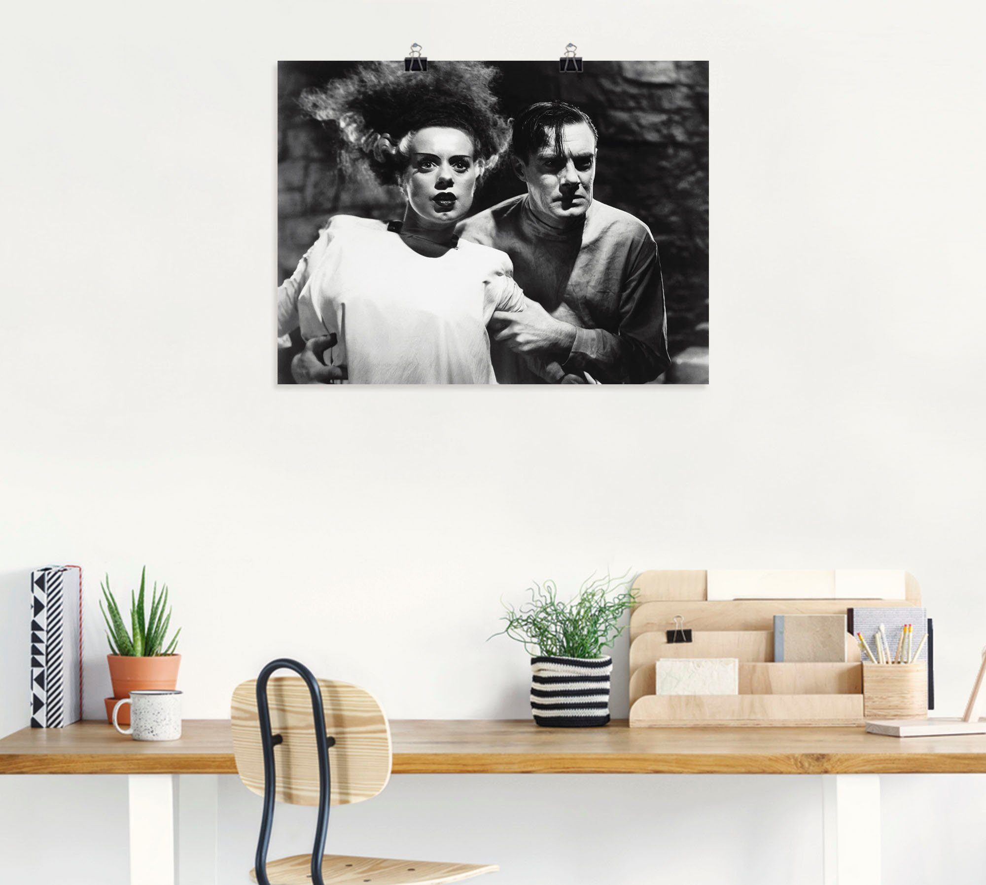 Artland Poster Frankensteins Braut, Stars (1 St), ohne Rahmen