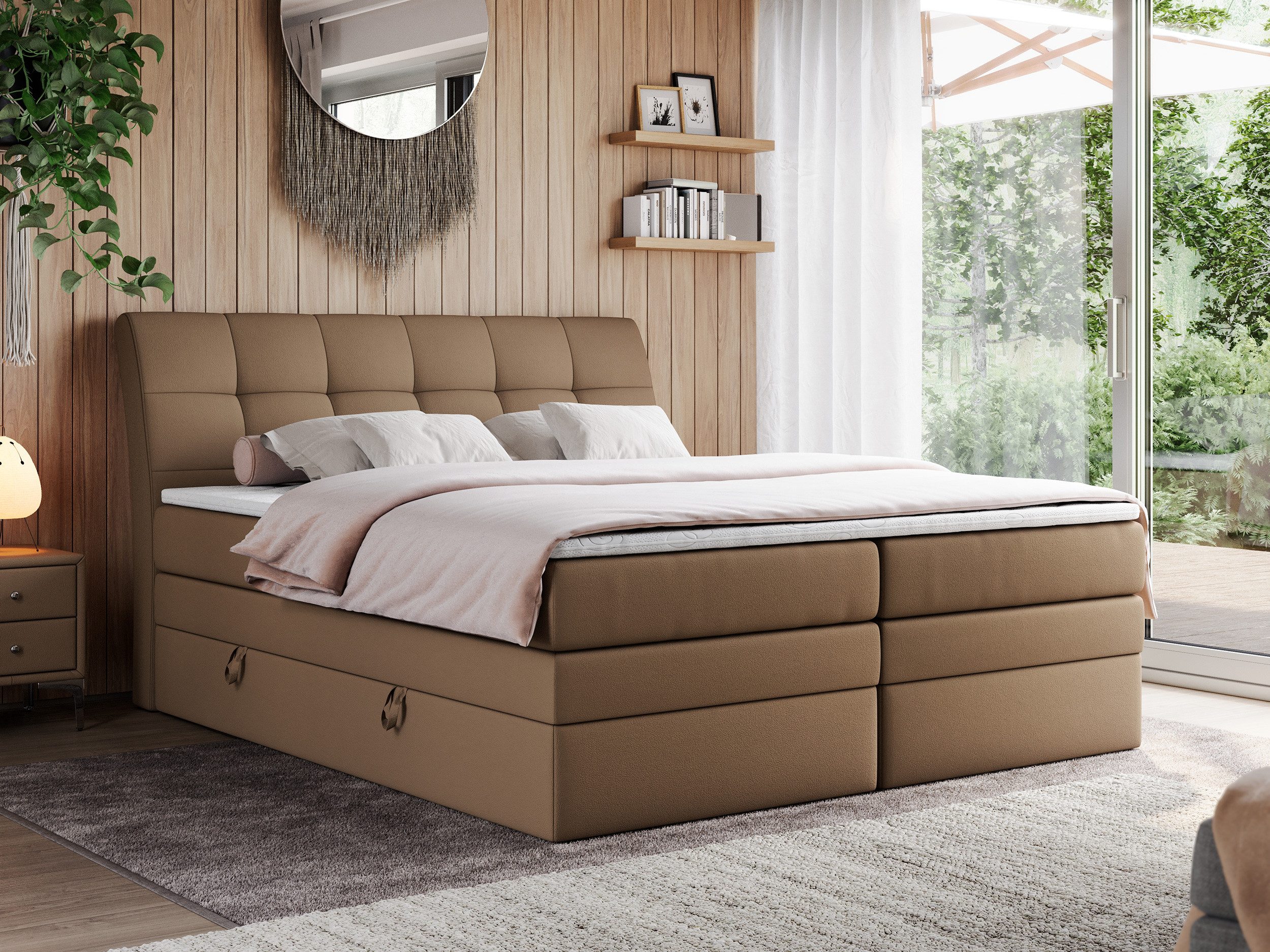 MKS MÖBEL Boxspringbett GOLD 10 KING günstig online kaufen