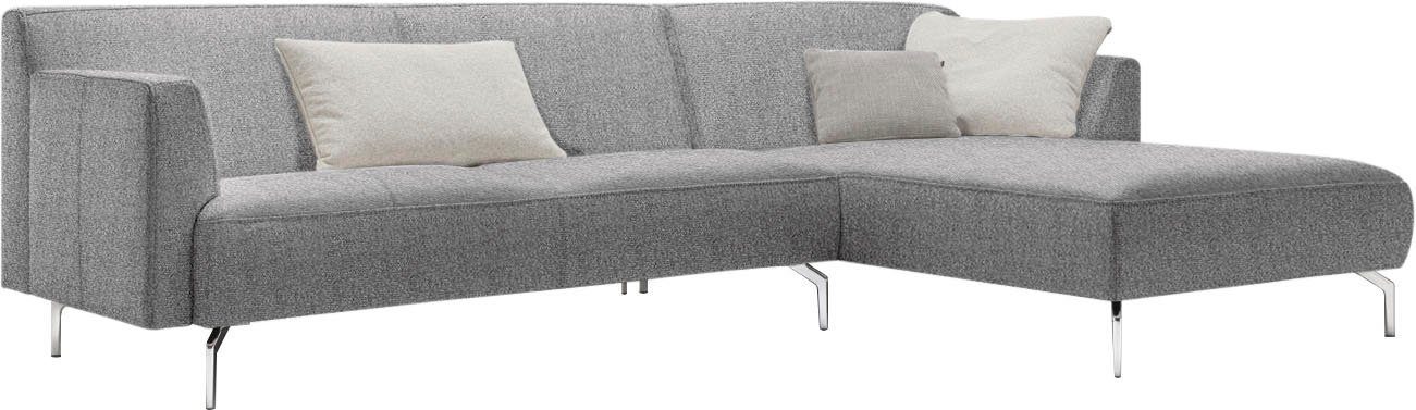 hülsta in minimalistischer, hs.446, Optik, Ecksofa schwereloser 296 cm sofa Breite