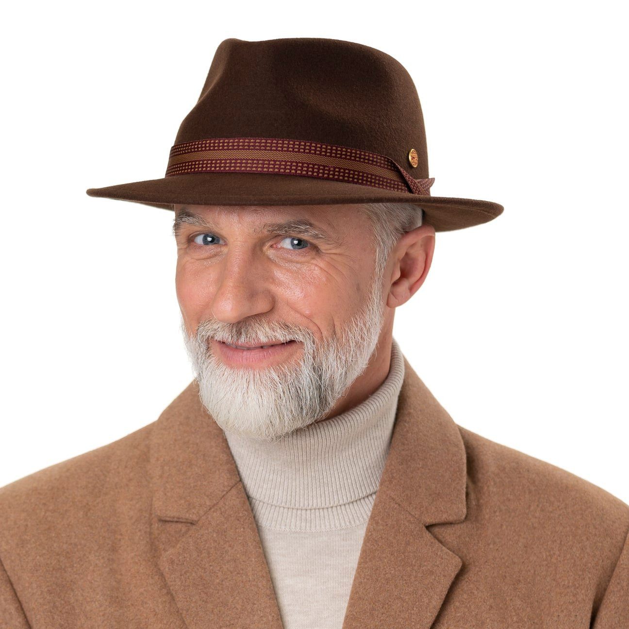 Mayser Trilby (1-St) Wollfilzhut mit Ripsband, Made in the EU