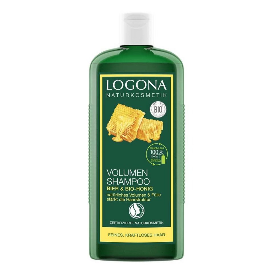 LOGONA Haarshampoo Logona Volumen Shampoo Bier & Bio-Honig