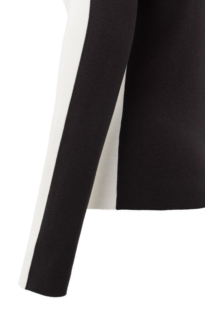 YAYA Rundhalspullover Zweifarbiges Oberteil