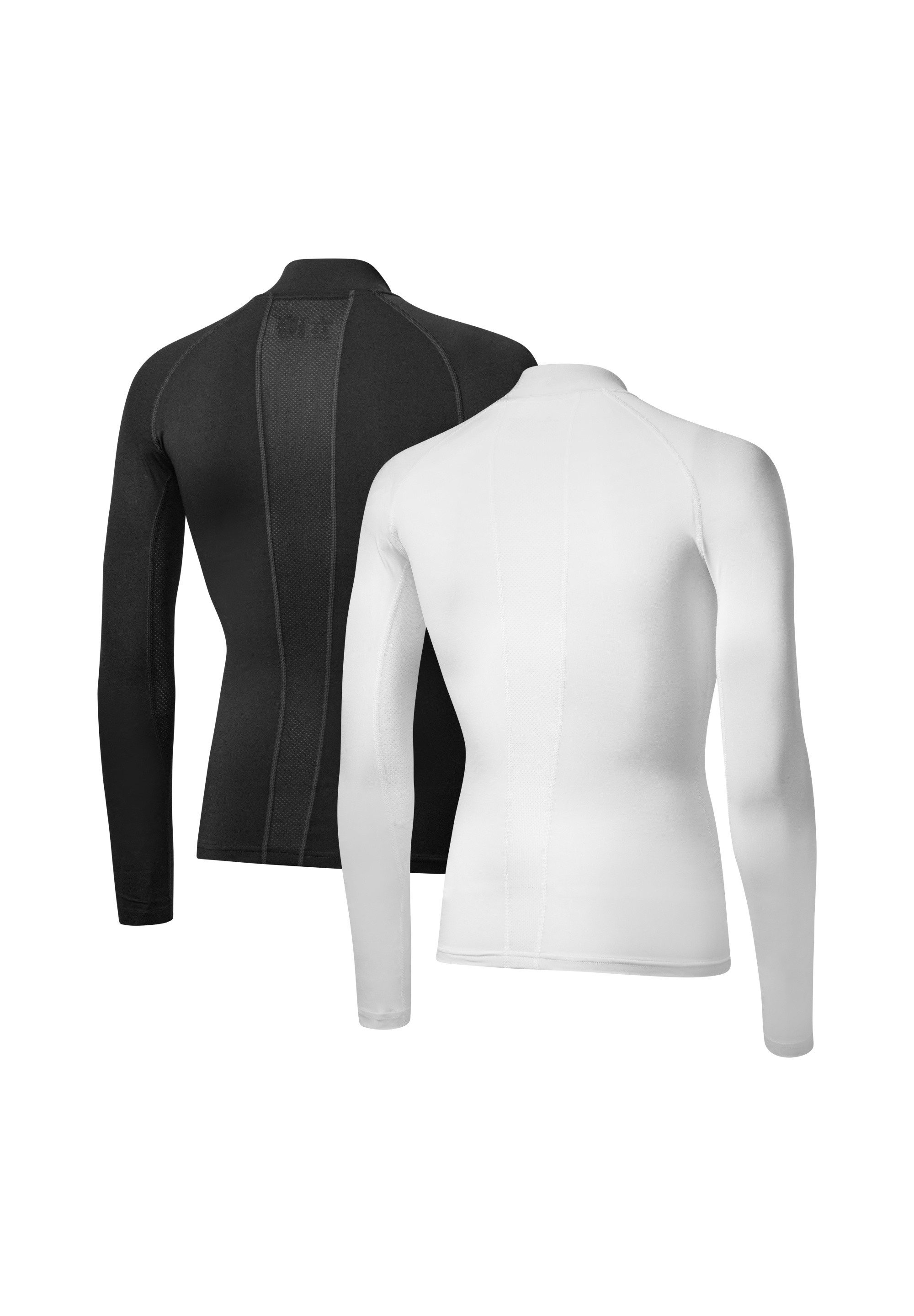 DANISH ENDURANCE Langarmshirt Compression LS (2-St) Herren Kompressions-Langarm, Atmungsaktiv & Schnelltrocknend