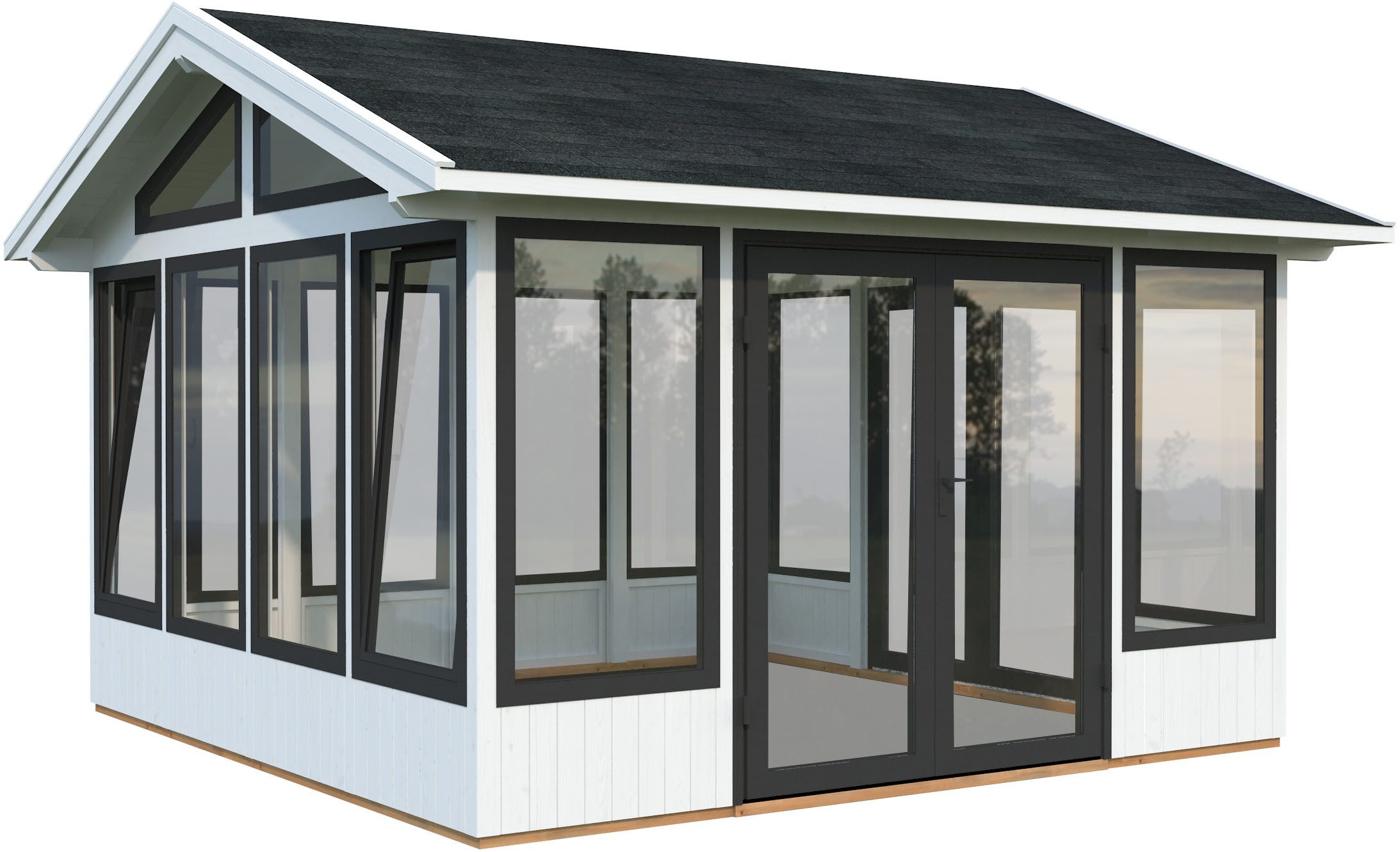 Palmako Holzpavillon Isabella, BxTxH: 465x465x315 cm