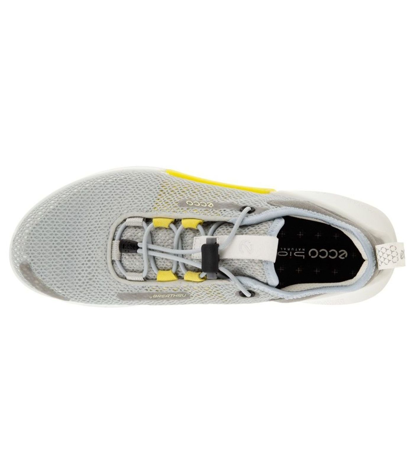 Ecco Sneaker Textil Sneaker Gelb Grau