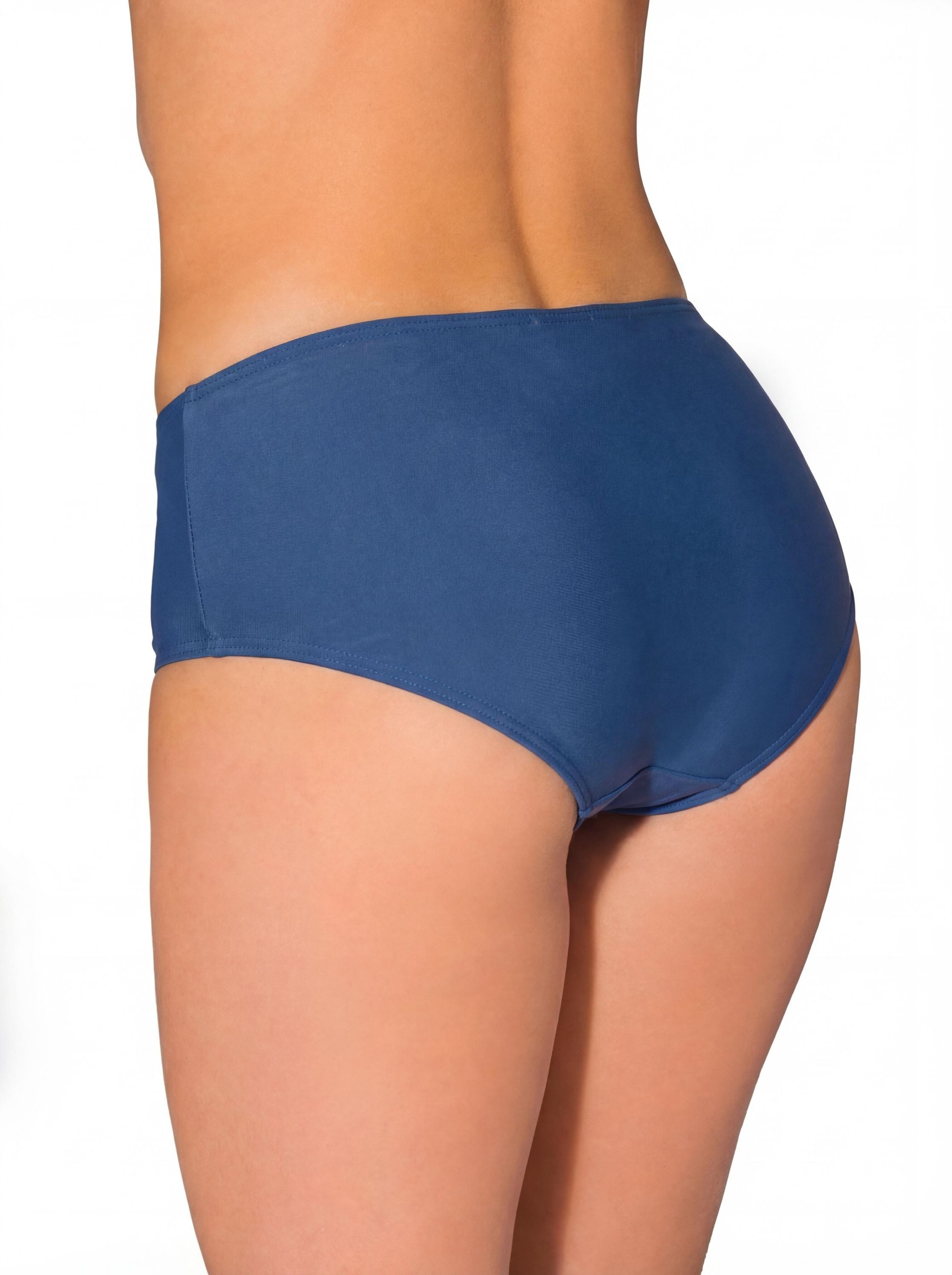Aquarti Bikini-Hose Aquarti Damen Bikinihose mit Mittelhohem Bund