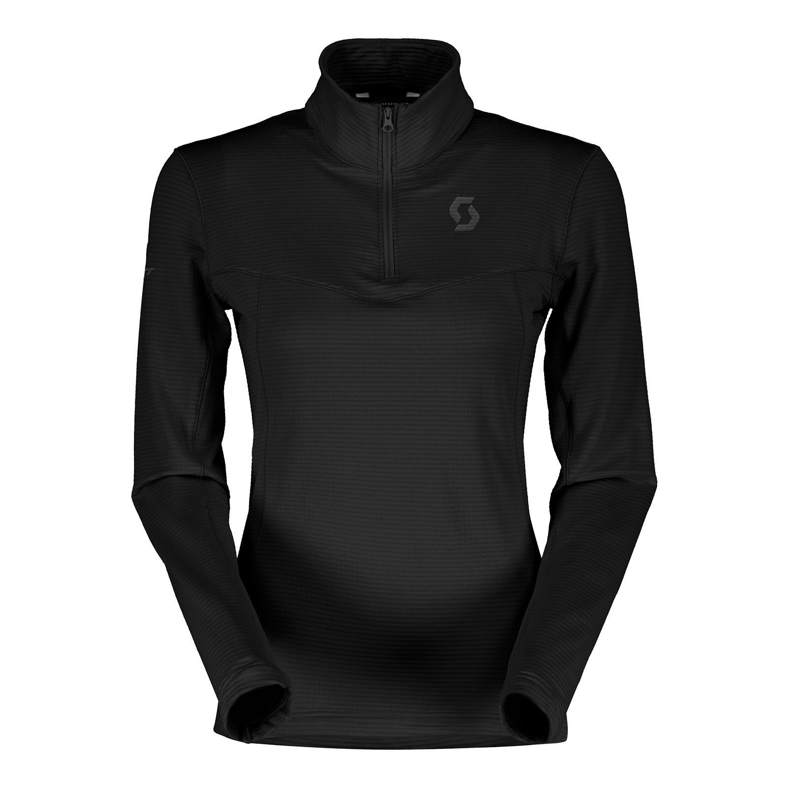 Scott Trainingspullover Defined Light Pullover körperbetont geschnitten 0001 black