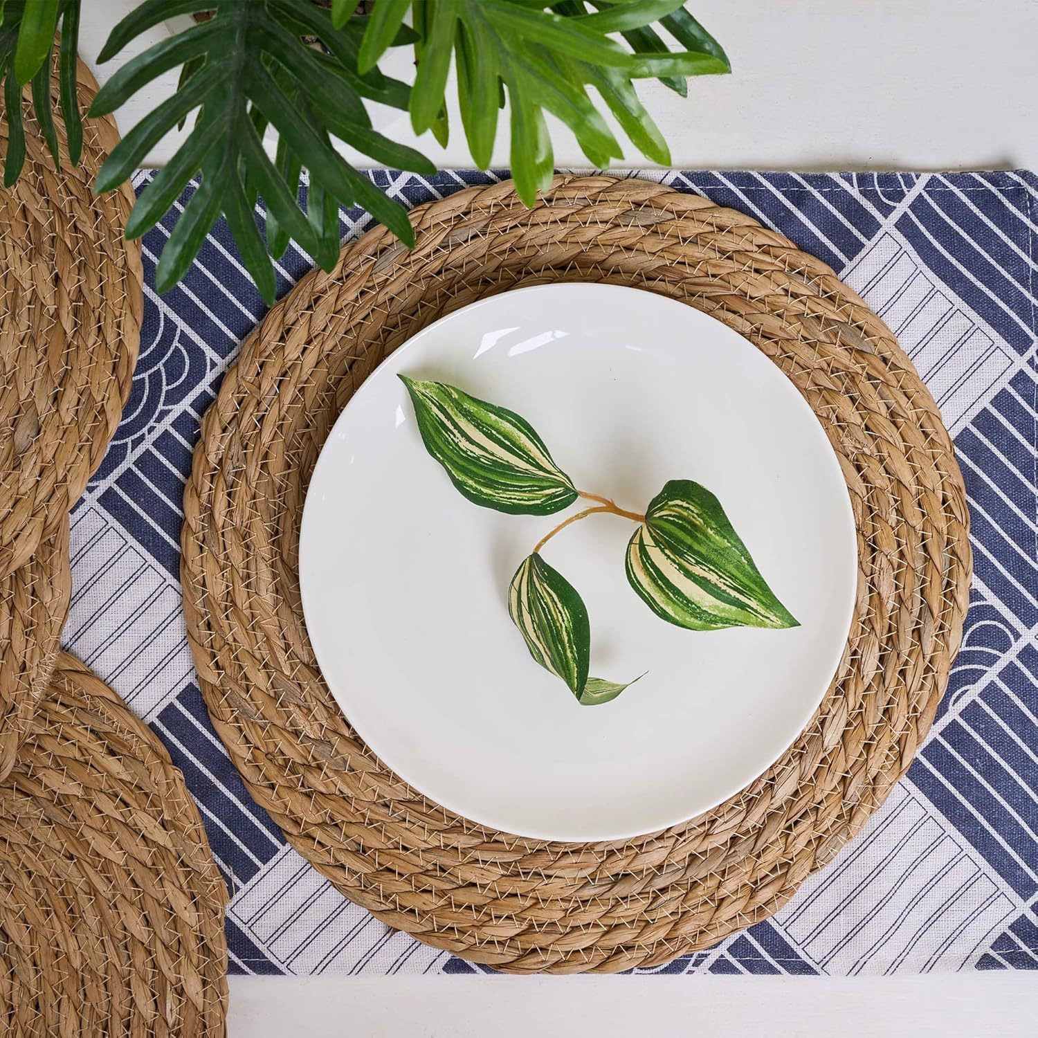 BYSURE Platzset, (6-St), Platzset aus Wasserhyazinthe günstig online kaufen