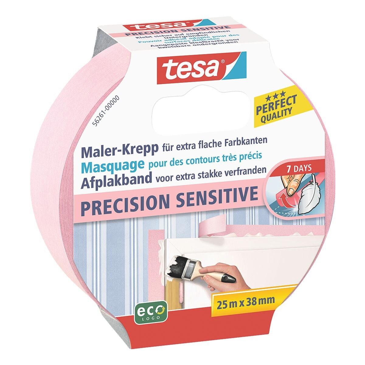 tesa Klebeband PRECISION SENSITIVE (B/L): 38 mm/ 25 m, Kreppband