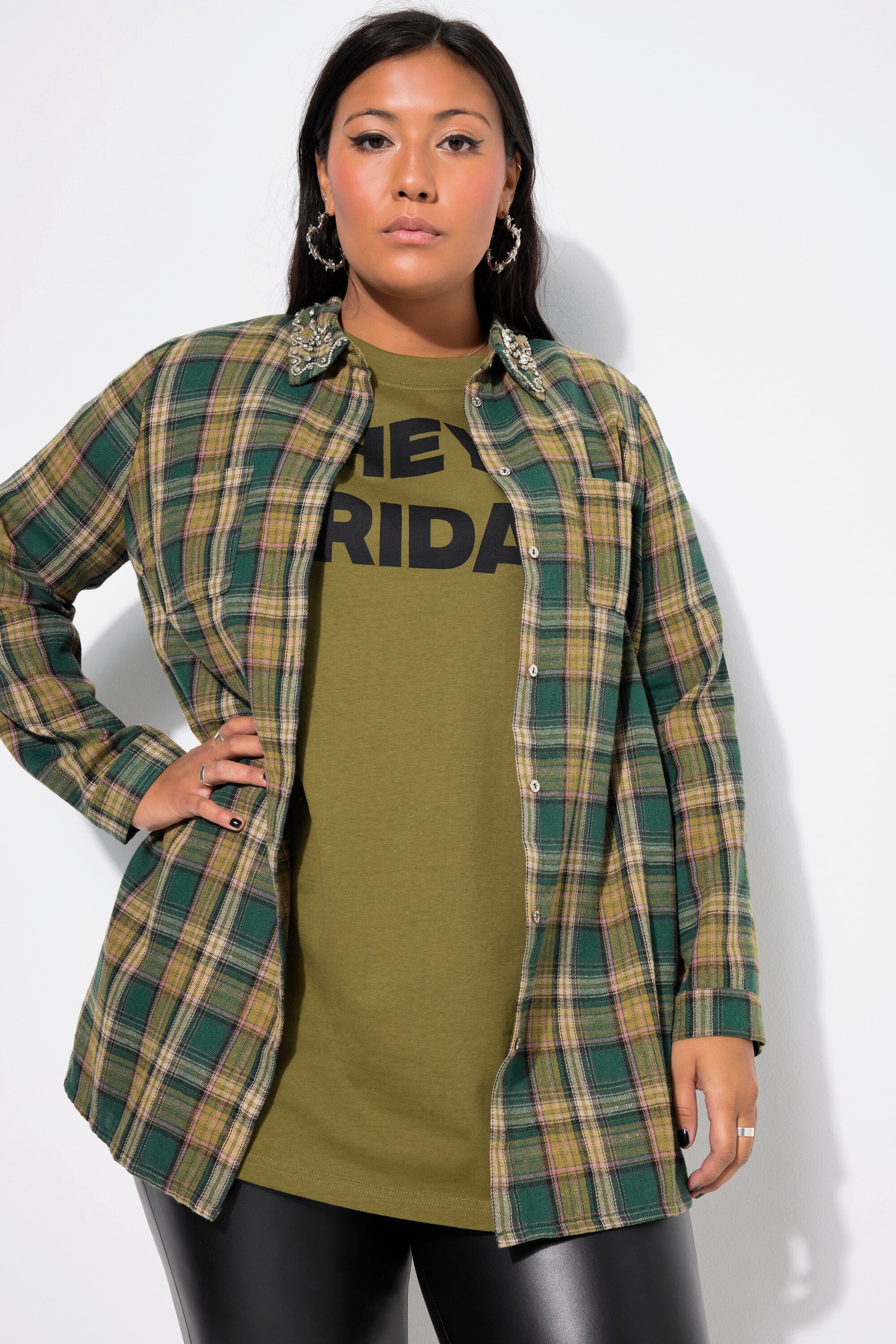 Studio Untold Hemdbluse Hemdbluse Boxy Shape günstig online kaufen