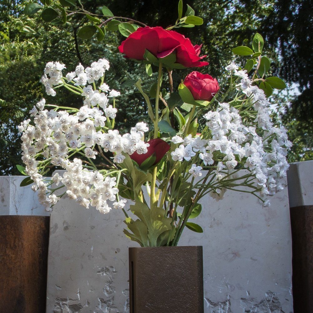 Kunstblume *Gemischter Blumenstrauss aus Rosen, Schleierkraut, günstig online kaufen