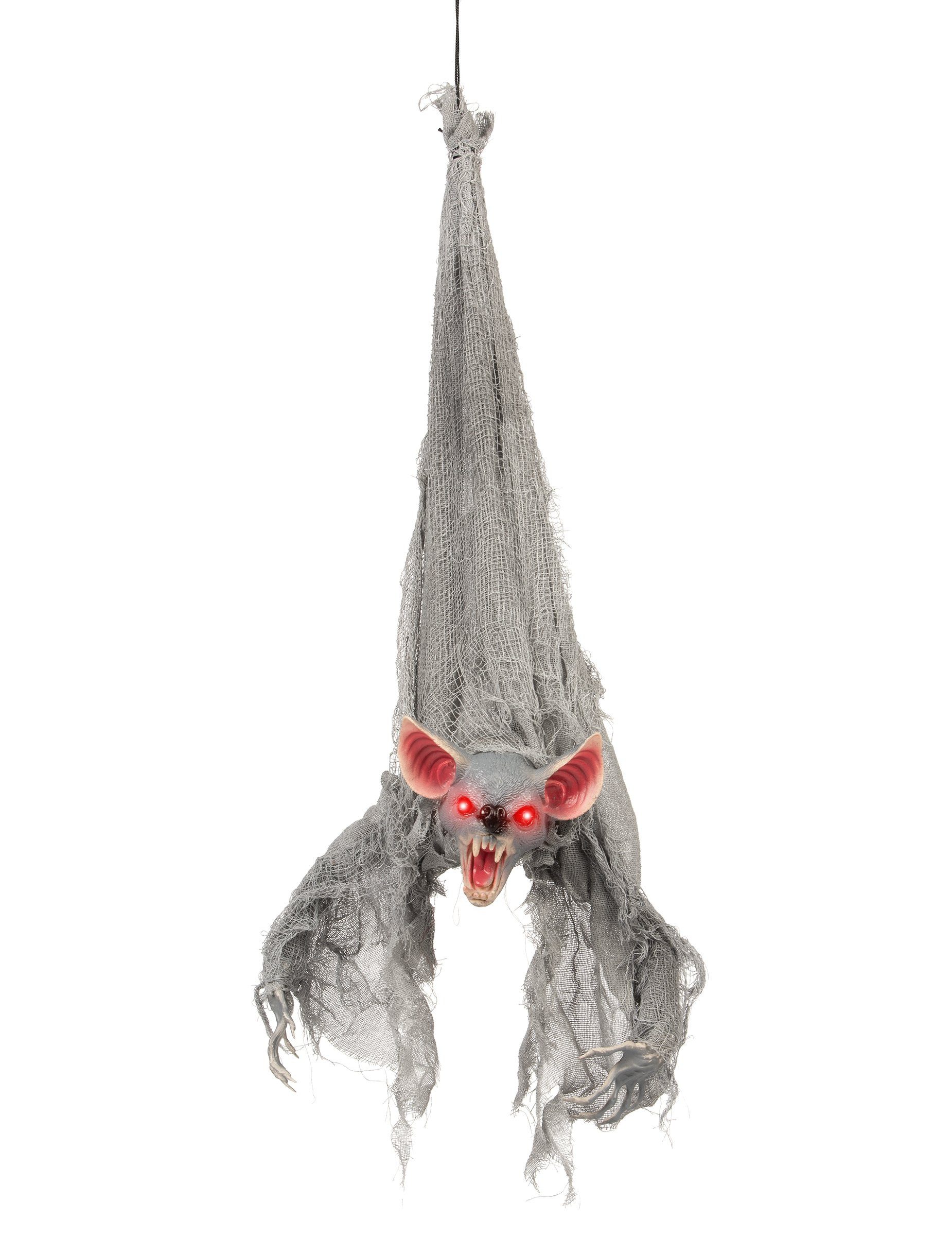 JADEO Monster-Kostüm Aufhängbare Fledermaus Animatronic Dekofigur 100 cm