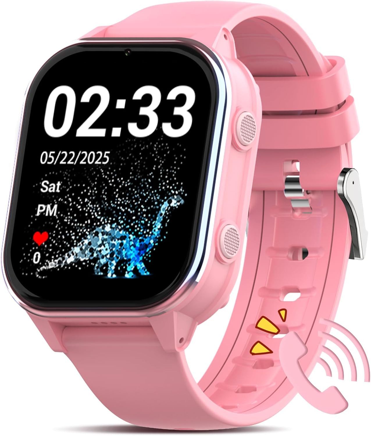 PTHTECHUS A9 Smartwatch (4,6 cm, sim-karte), 4G Kinder Smartwatch