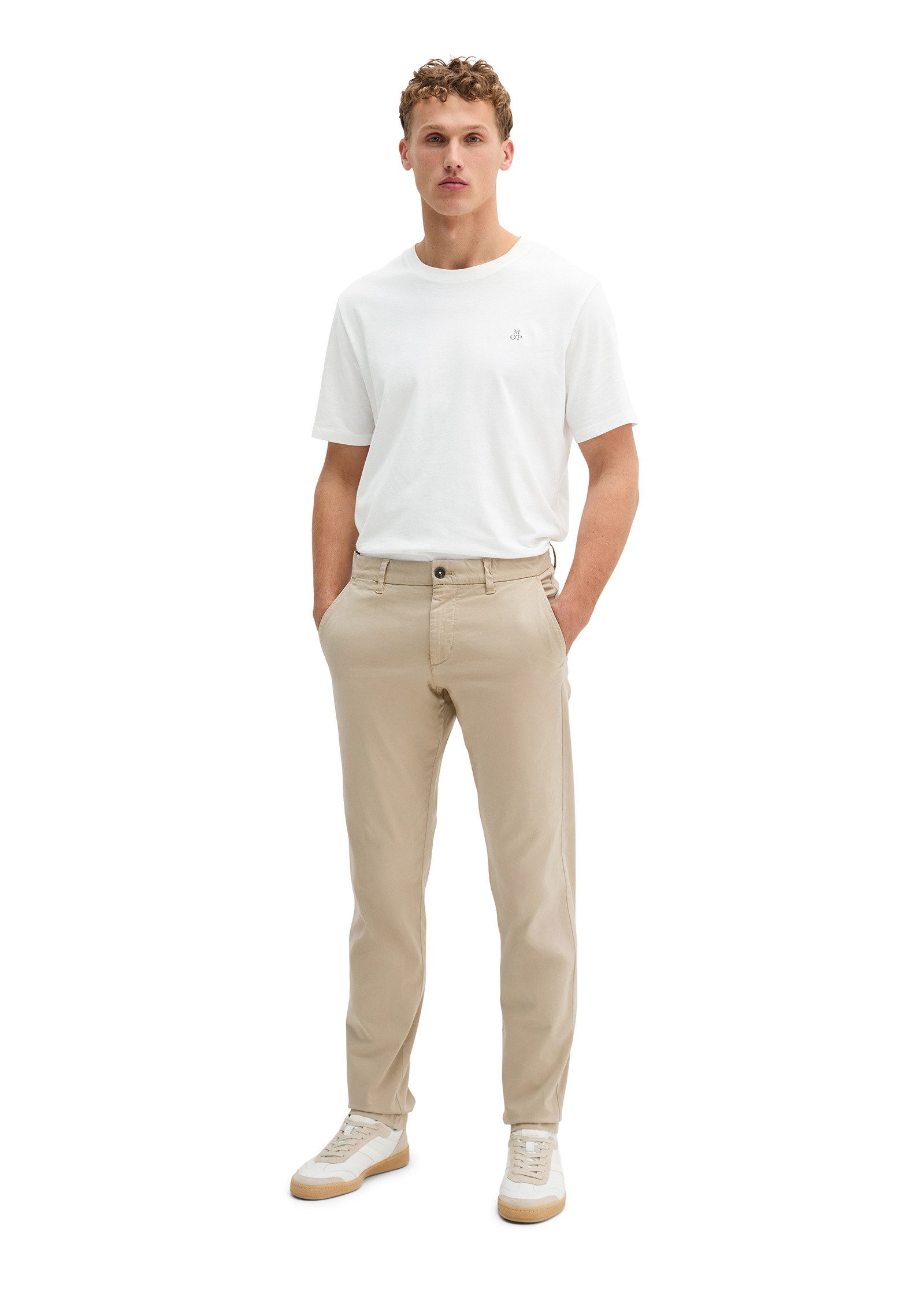 Marc O'Polo Chinohose aus Bio-Baumwoll-Mix