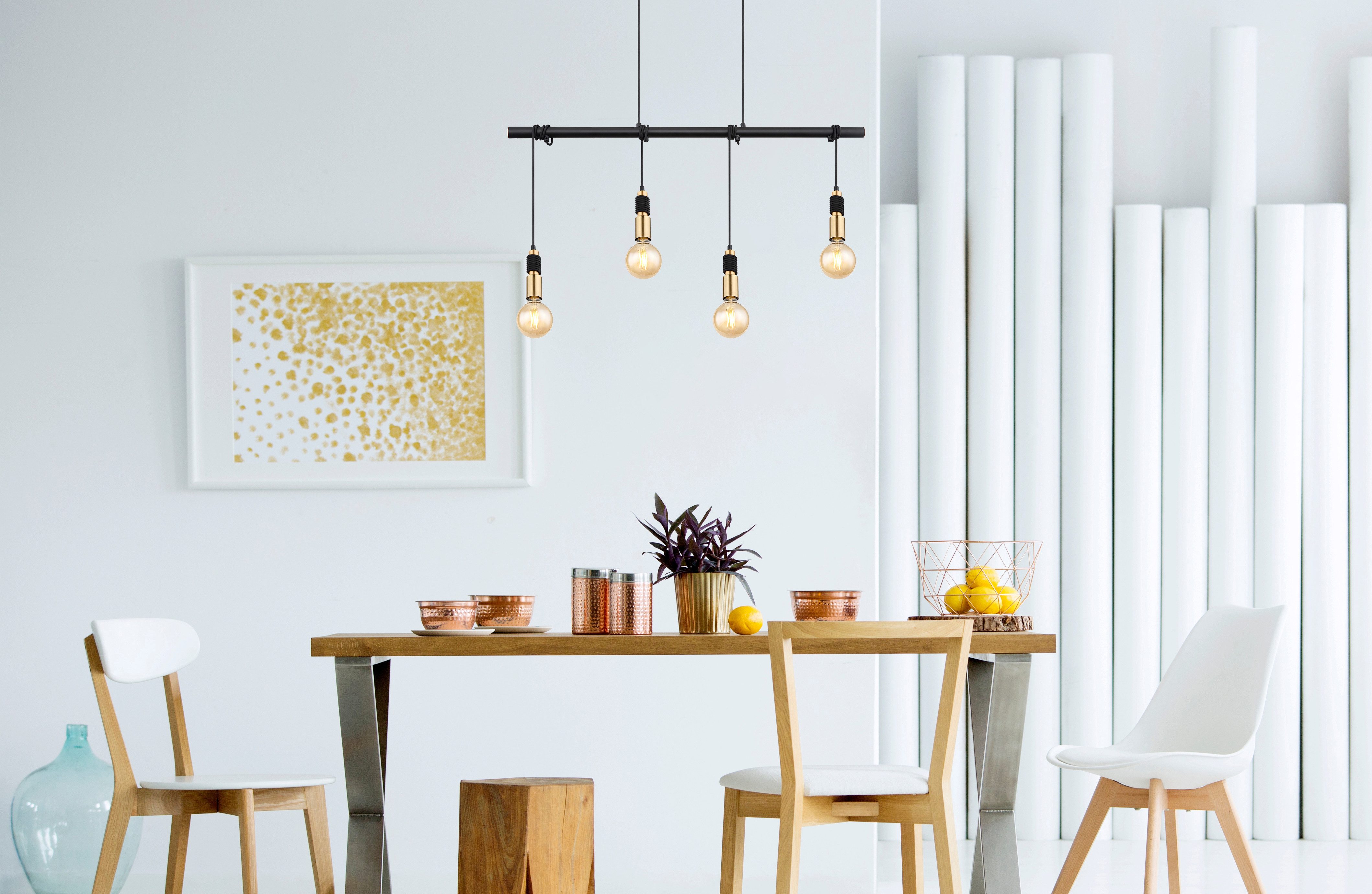 GLOBO LIGHTING Hängeleuchte ALEXIUS, ohne Leuchtmittel, Hängelampe/Metall/K günstig online kaufen
