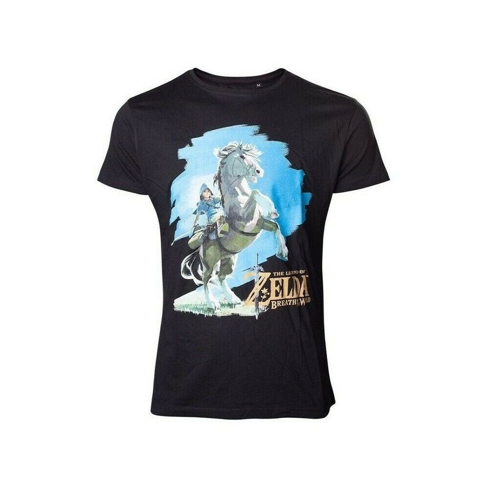 DIFUZED T-Shirt The Legend of Zelda - Breath of the Wild - Link on Horse